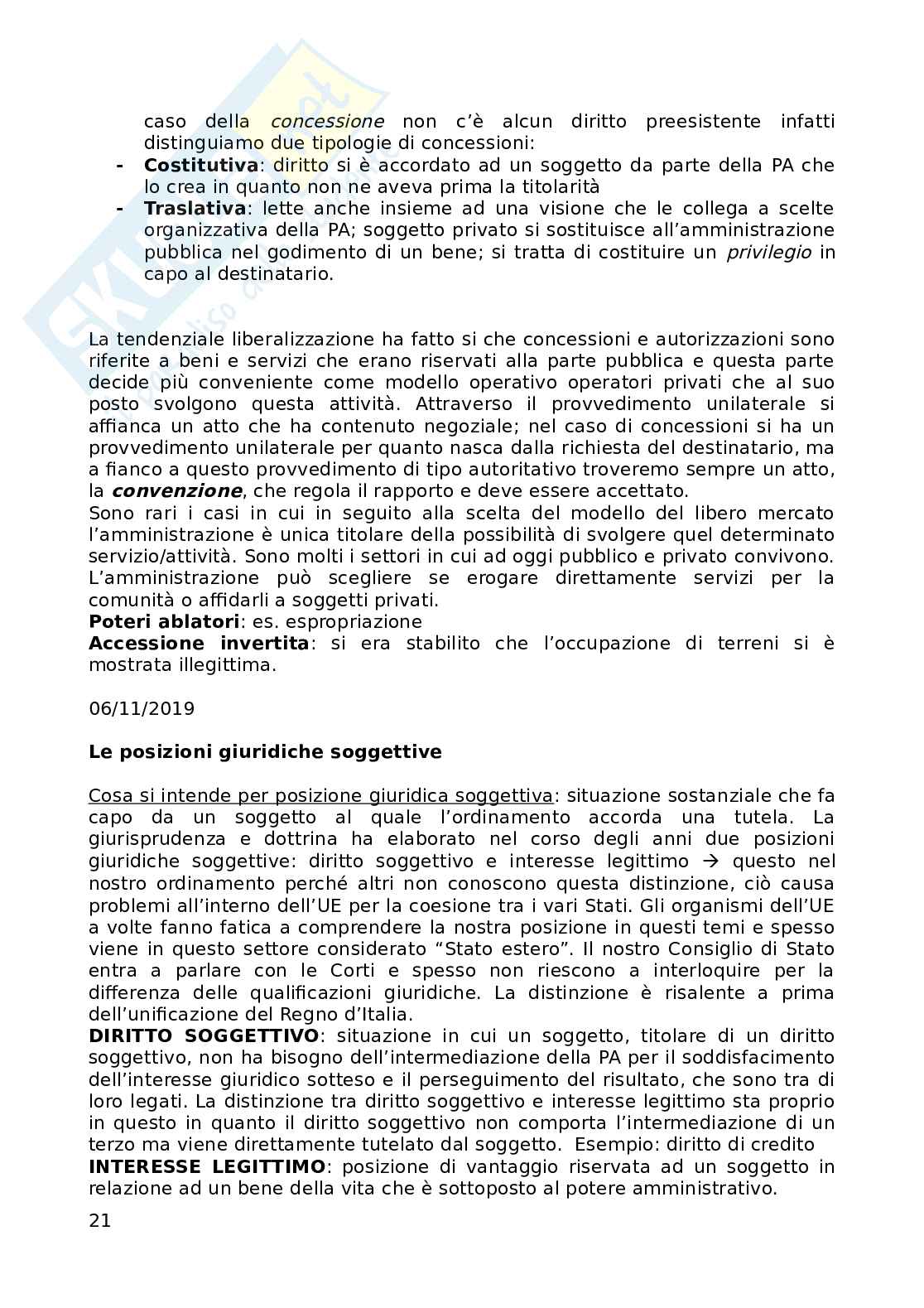 Appunti Diritto amministrativo  Pag. 21