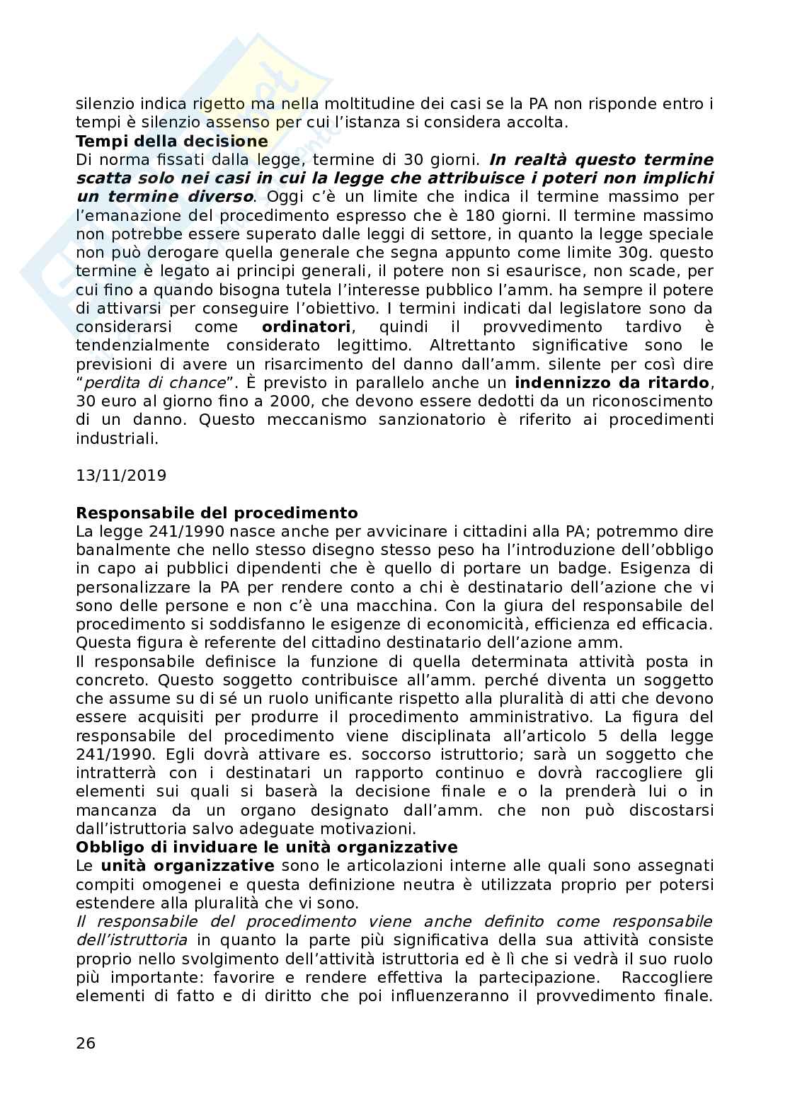 Appunti Diritto amministrativo  Pag. 26