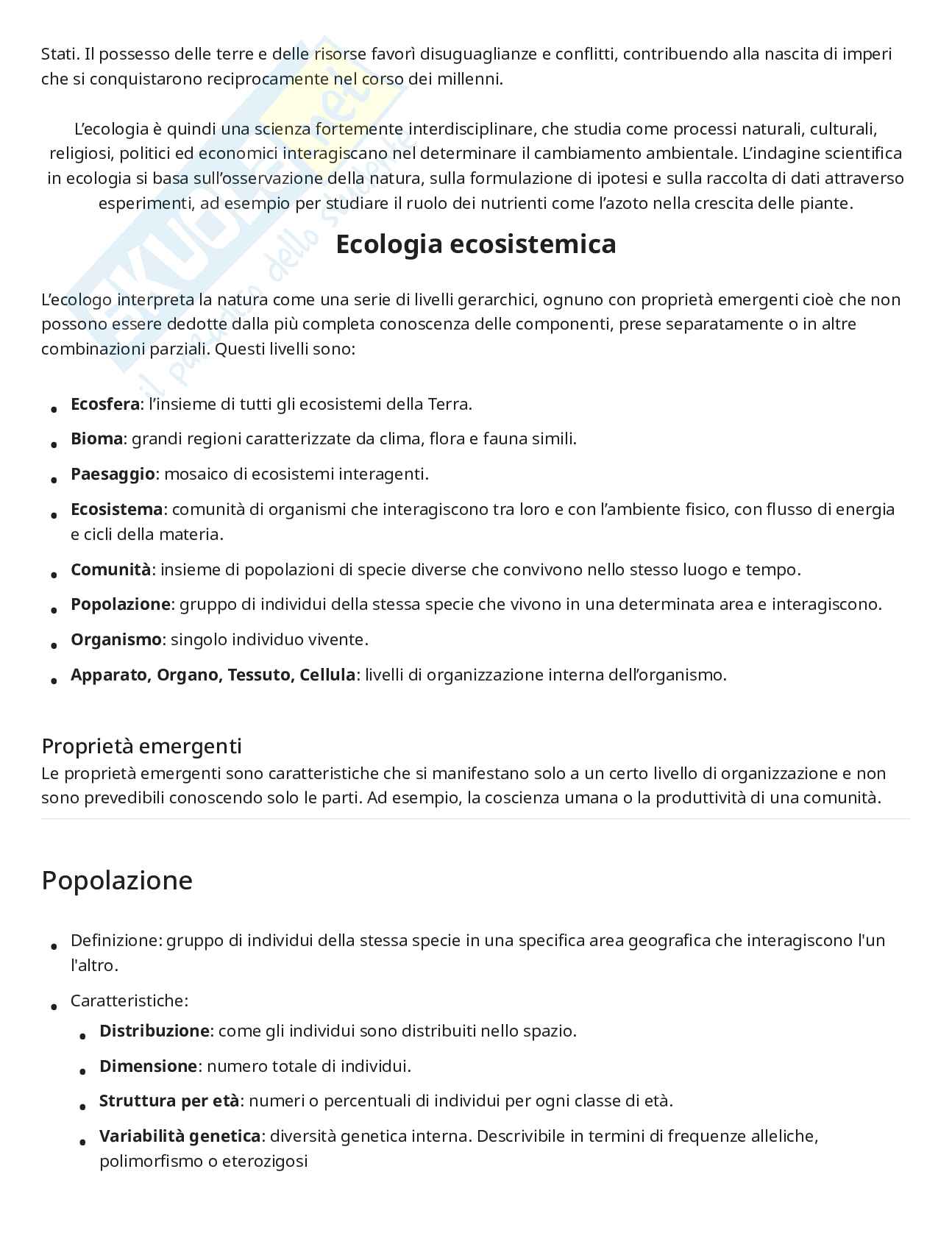 Appunti Ecologia Pag. 2
