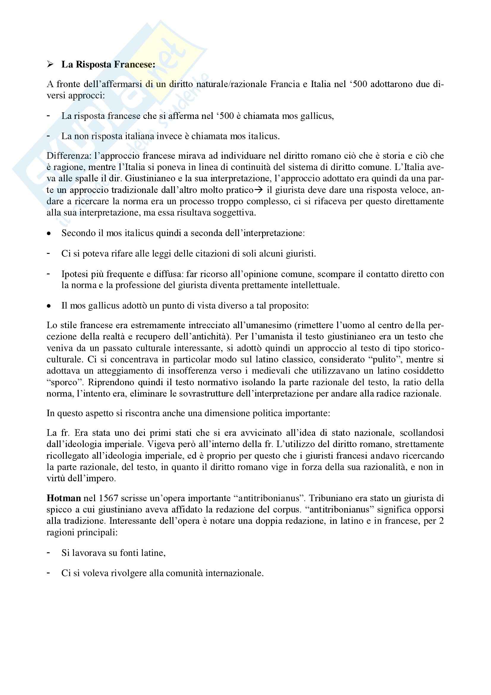 Lezioni, Storia delle Codificazioni Moderne Pag. 6
