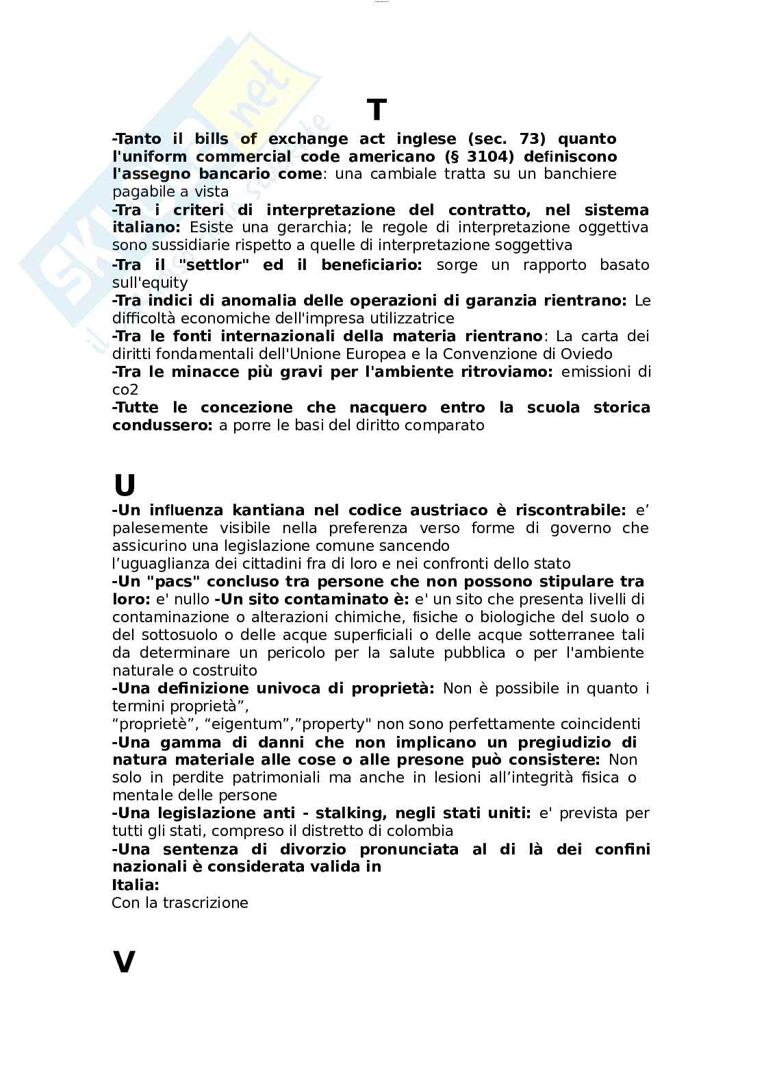 Paniere esame Diritto privato comparato Pag. 26