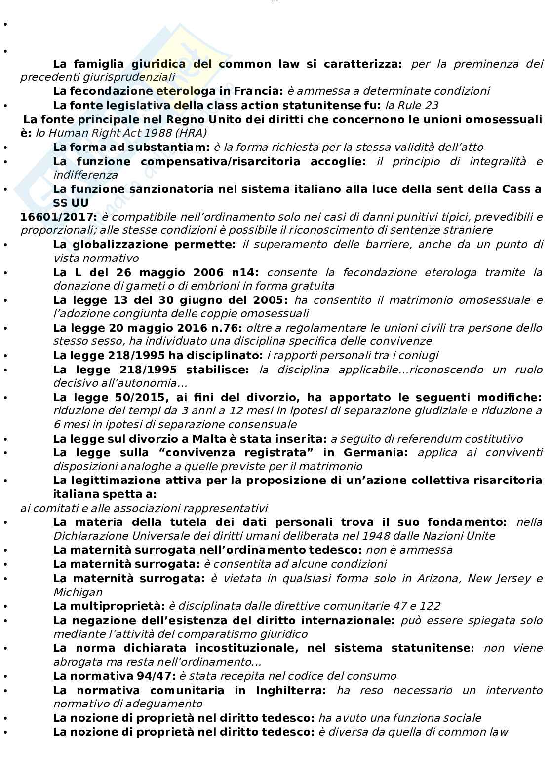 Paniere esame Diritto privato comparato Pag. 36
