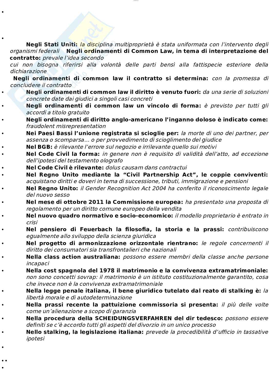 Paniere esame Diritto privato comparato Pag. 41