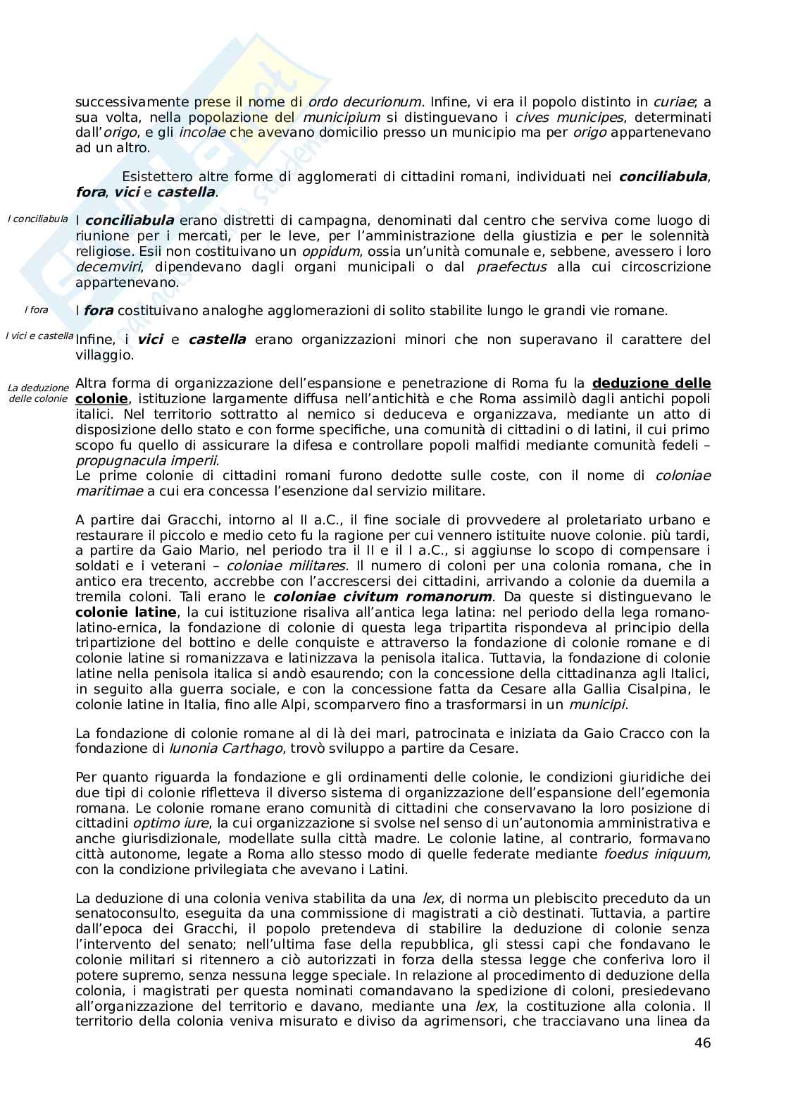 Riassunto esame Storia del diritto romano, Prof. Varvaro Mario, libro consigliato Storia del diritto romano, Giuseppe Grosso  Pag. 46