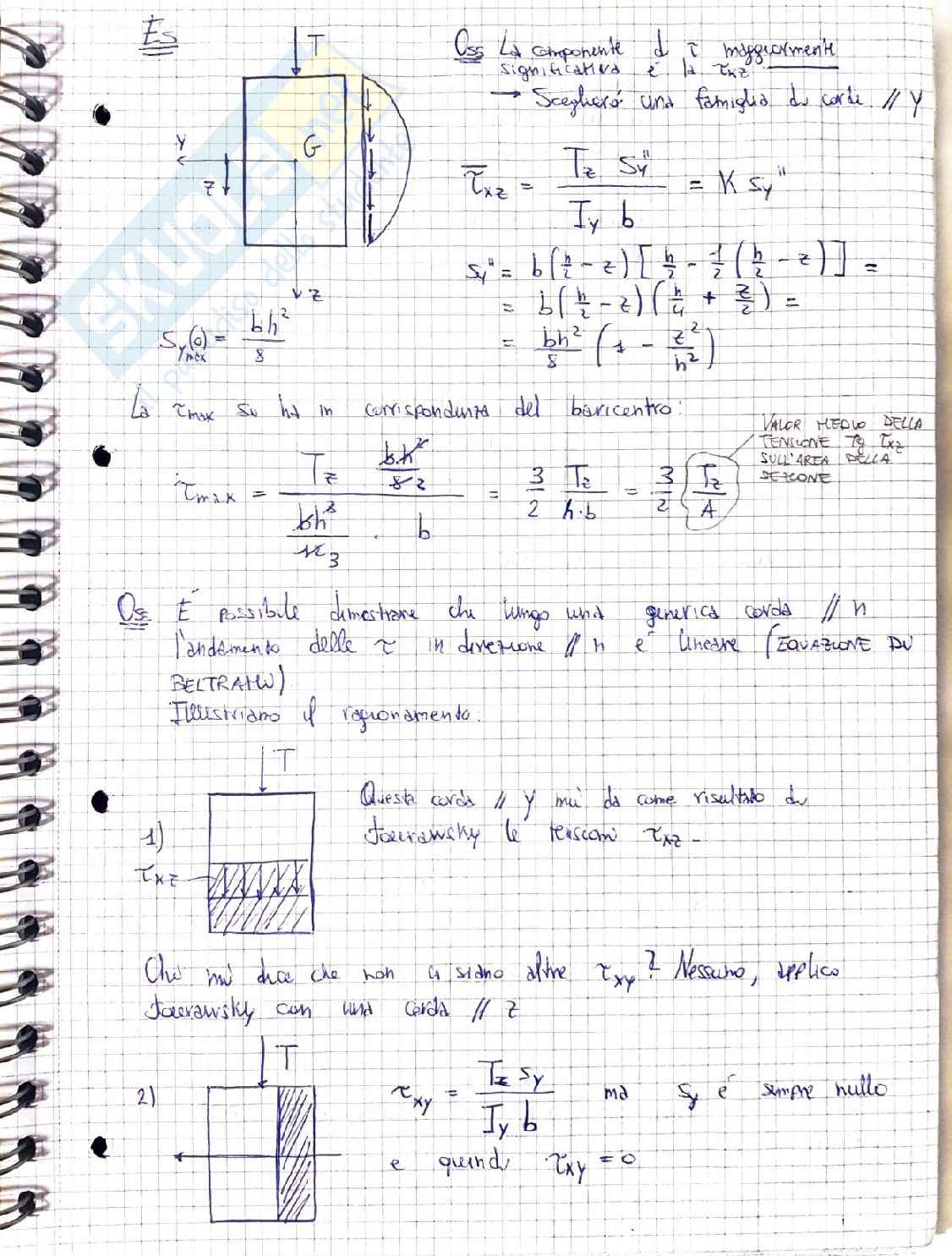 Scienza delle costruzioni: tutta la teoria del corso - Parte 3 Pag. 56
