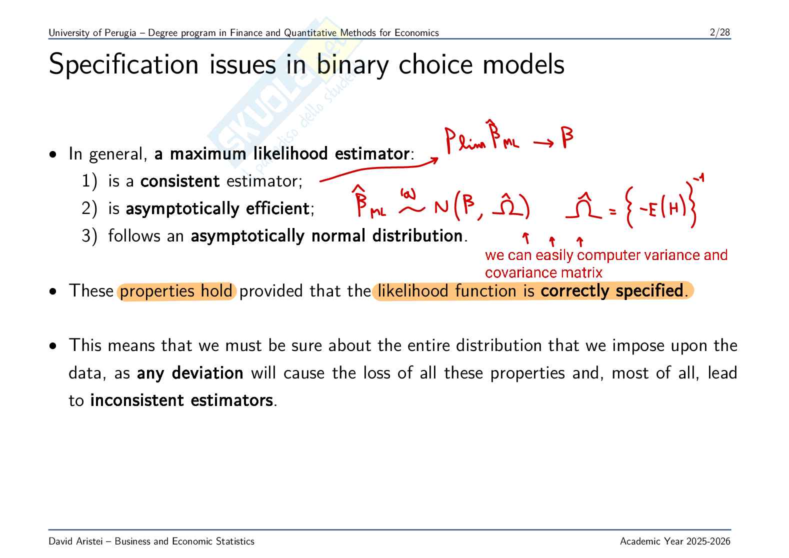 Statistica economica - BES 1 Pag. 2