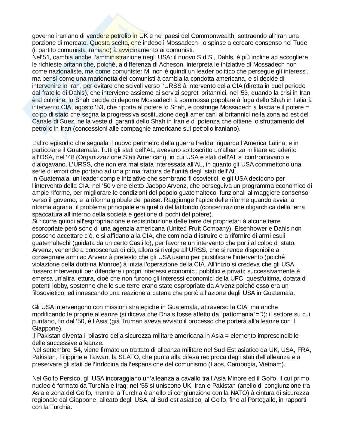 Relazioni internazionali - Storia Pag. 76