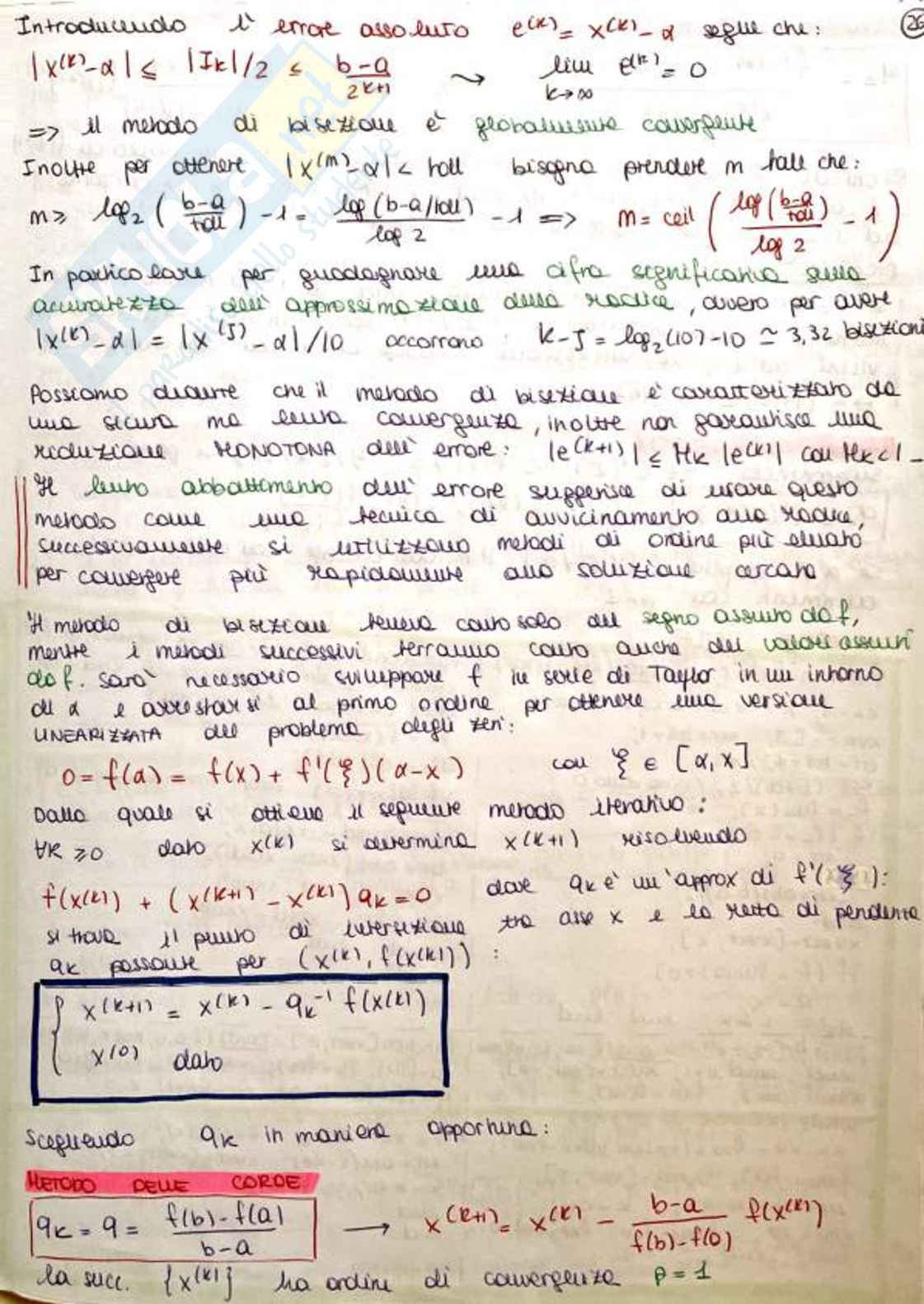 Matematica numerica Pag. 51