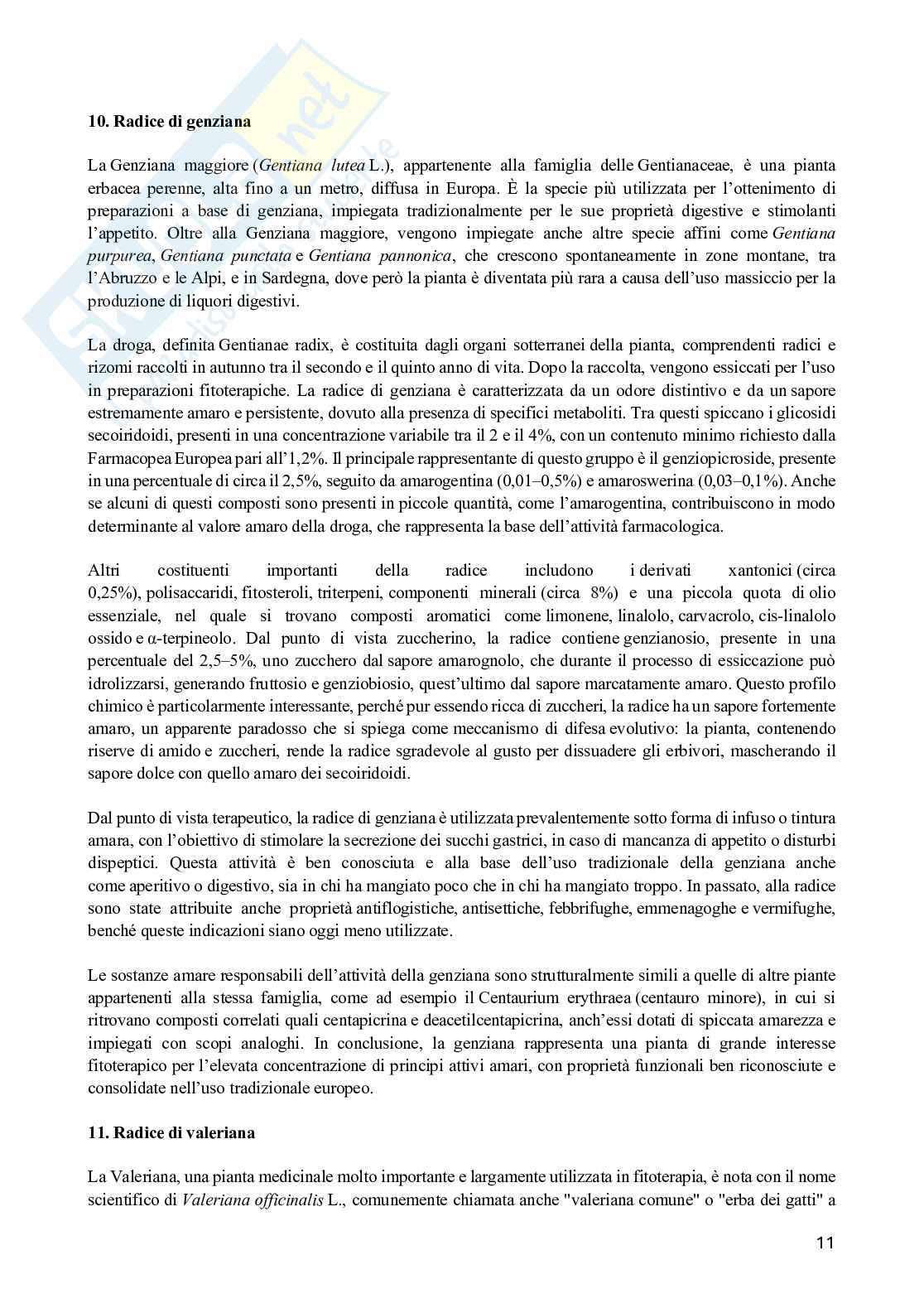 Farmacognosia e Fitoterapia Pag. 11