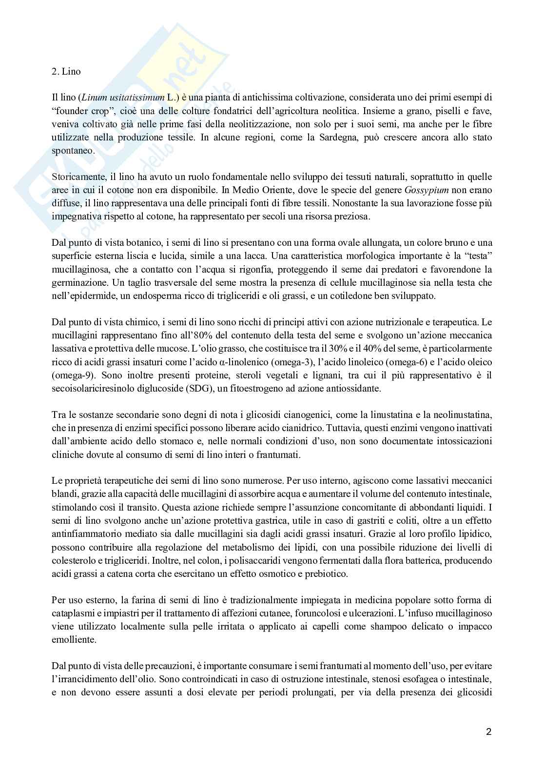 Farmacognosia e Fitoterapia Pag. 2