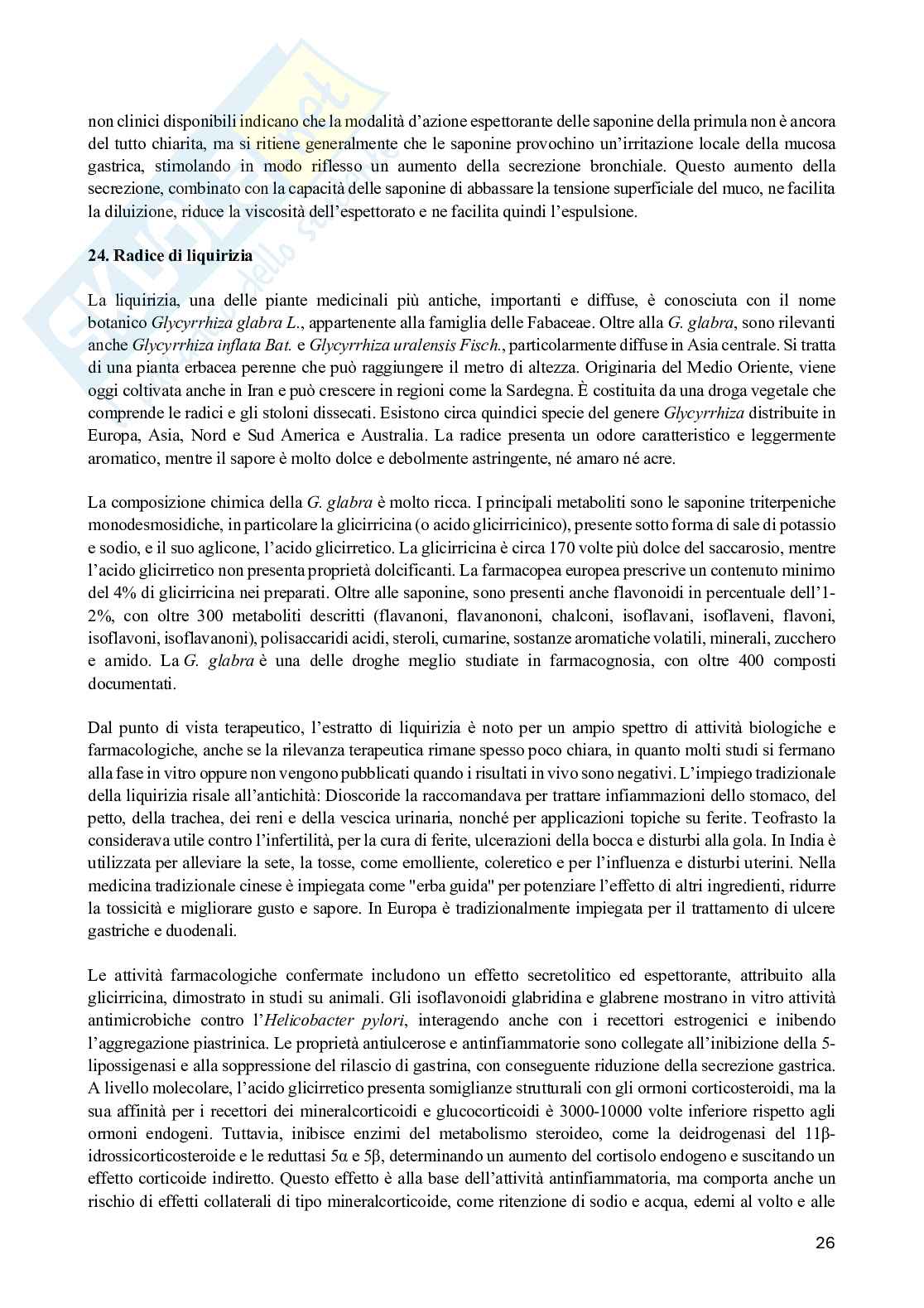 Farmacognosia e Fitoterapia Pag. 26
