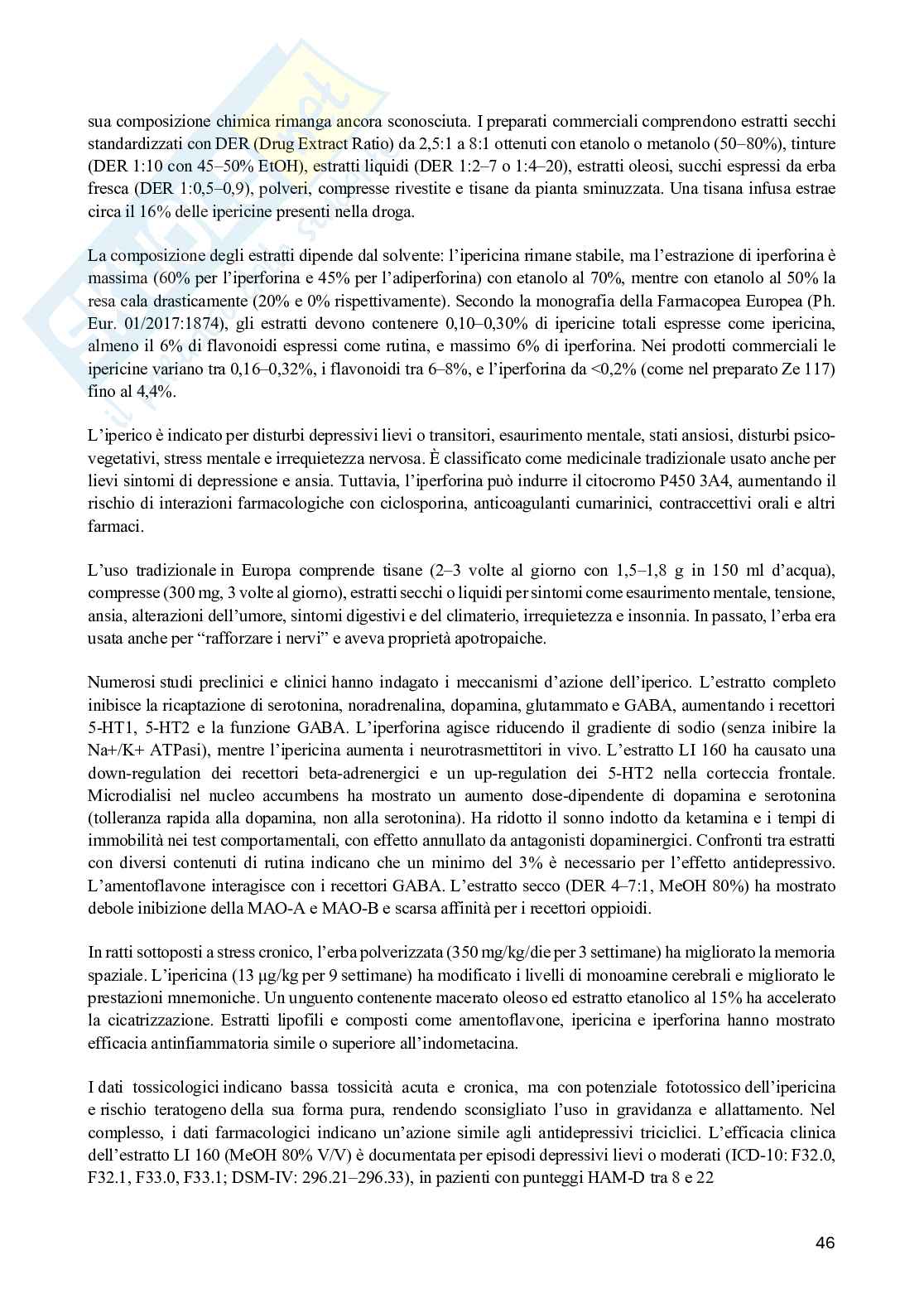 Farmacognosia e Fitoterapia Pag. 46