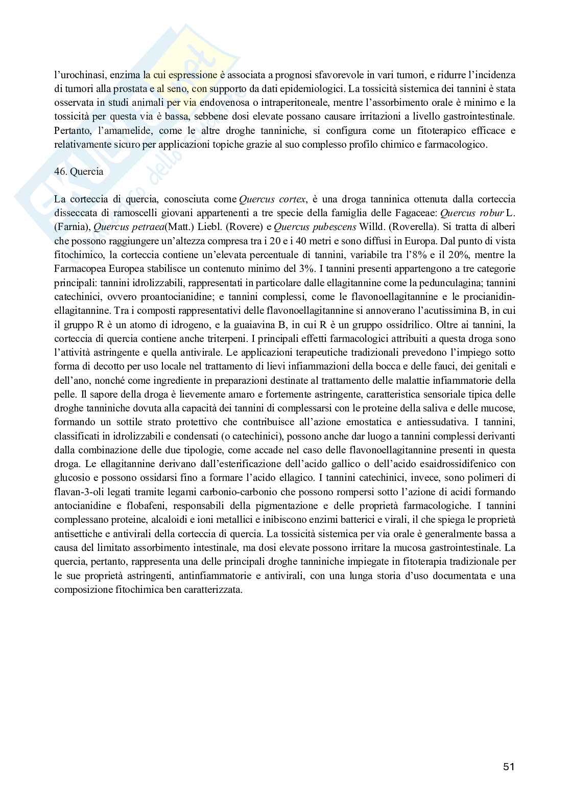Farmacognosia e Fitoterapia Pag. 51