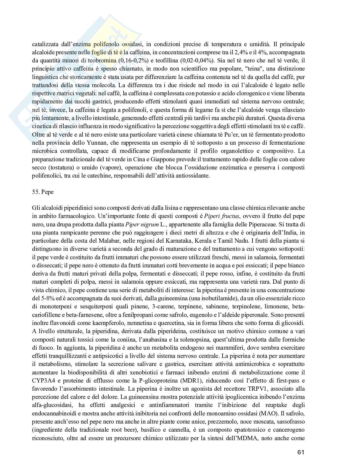 Farmacognosia e Fitoterapia Pag. 61