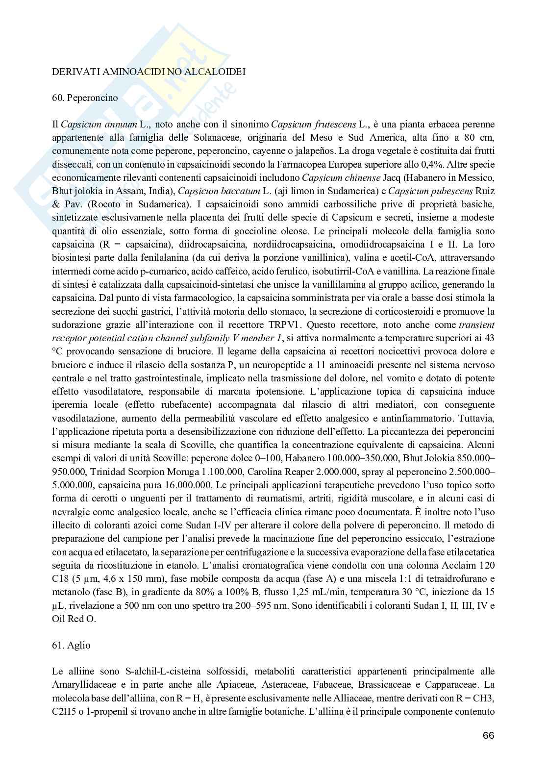 Farmacognosia e Fitoterapia Pag. 66