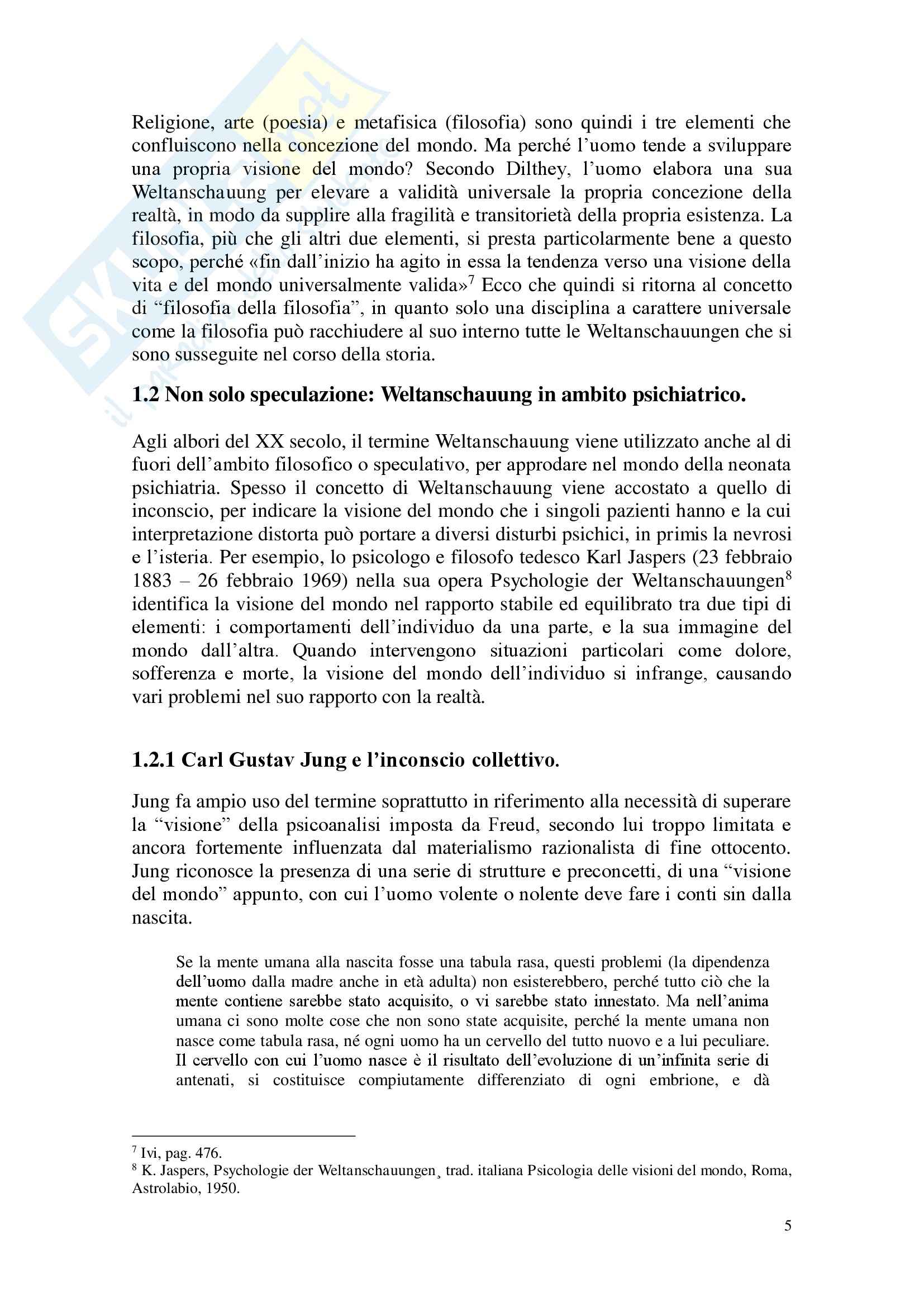 Tesi, Linguaggio e Weltanschauung secondo von Humboldt Pag. 6