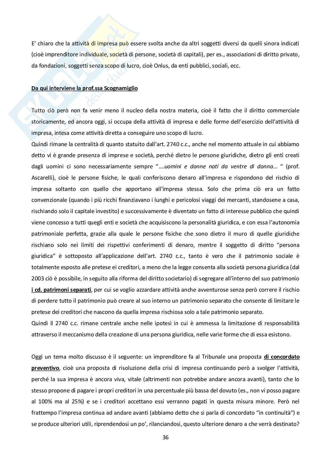 Appunti lezioni Diritto commerciale Pag. 36