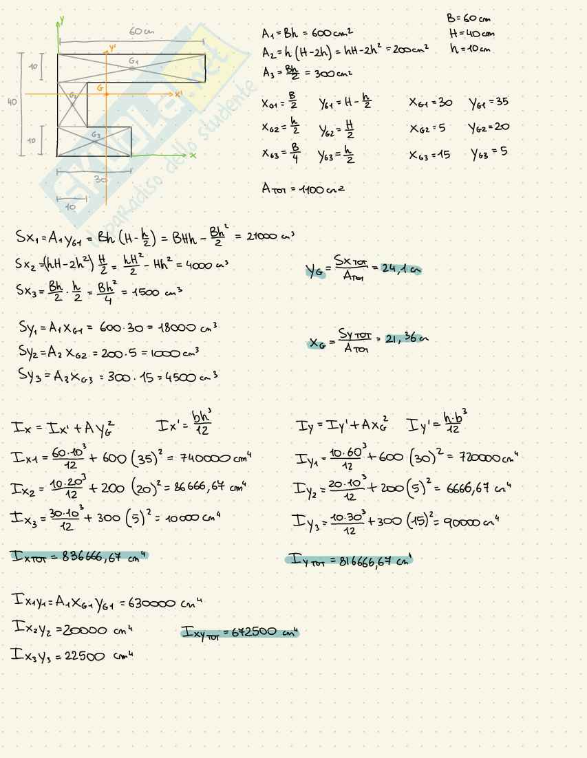 Prove d'esame Statica Pag. 71