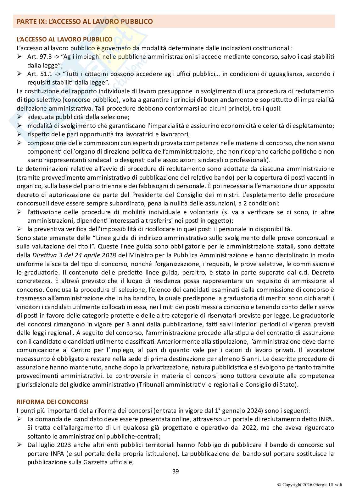 Appunti integrati col manuale indicato di Diritto del lavoro, modulo A  Pag. 41