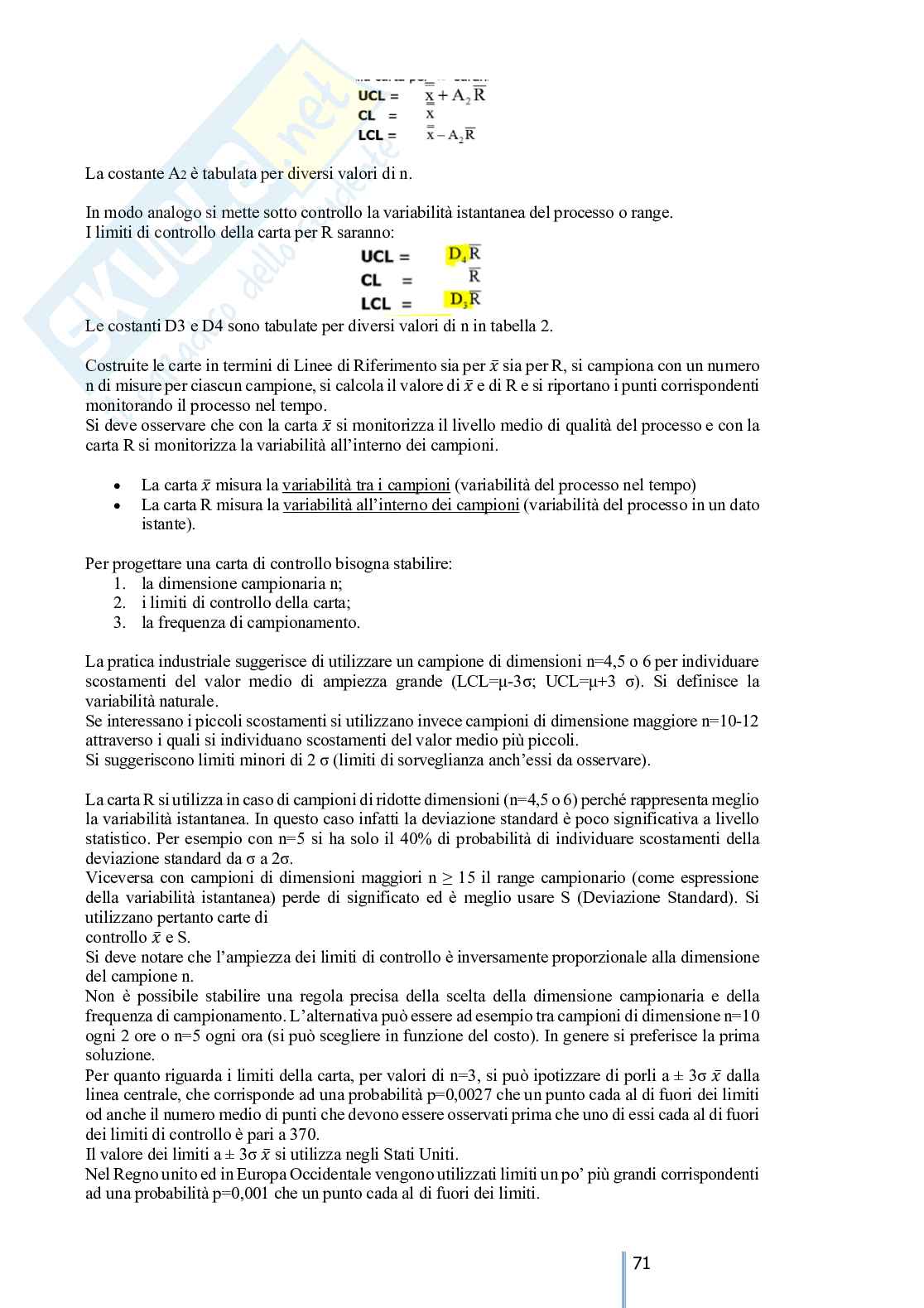 Appunti di Qualità e sicurezza delle costruzioni di macchine  Pag. 71