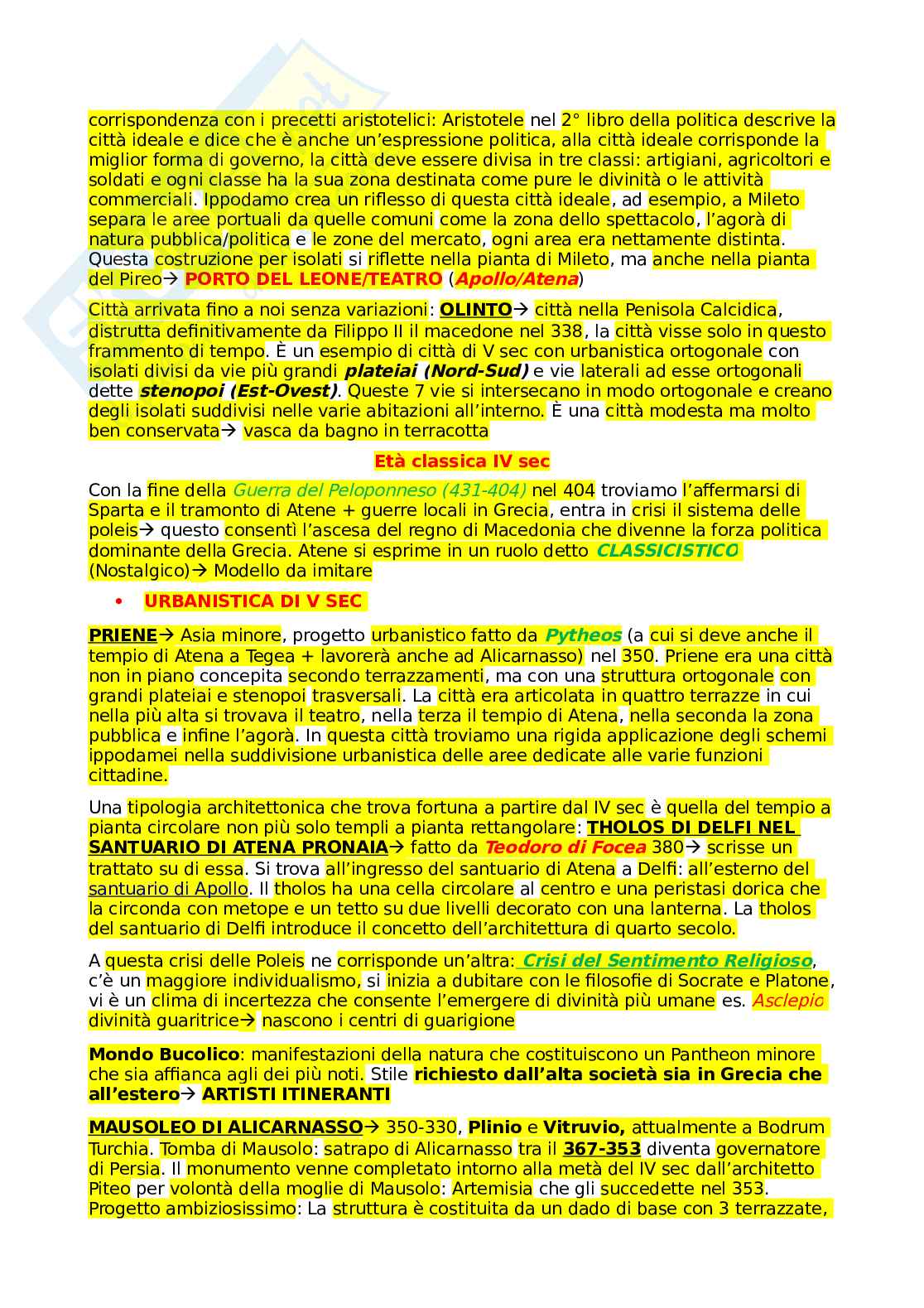 Archeologia greca - Appunti Pag. 51