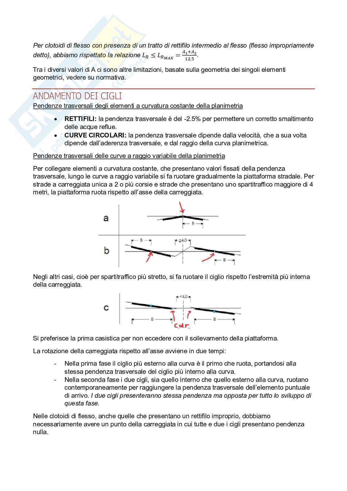 Appunti di Progetto di strade Pag. 41