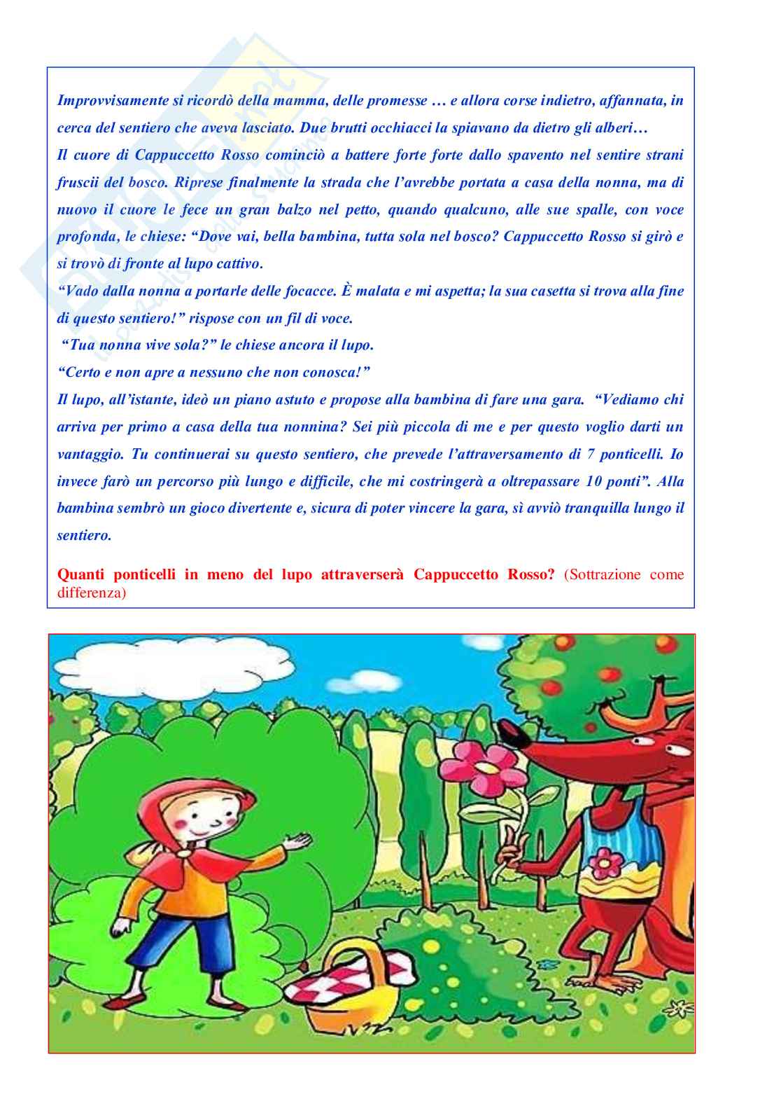 Esempio uda lezione simulata per la scuola primaria e concorsi pubblici matematica titolo fiabe matematiche Pag. 26