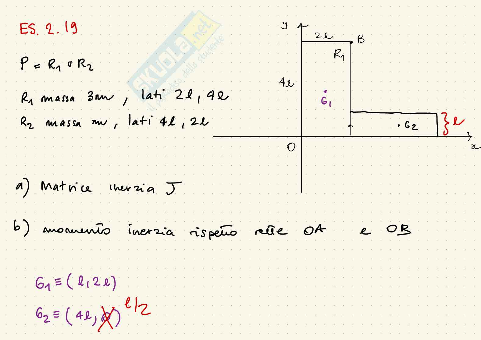Esercitazioni di Meccanica razionale  Pag. 11