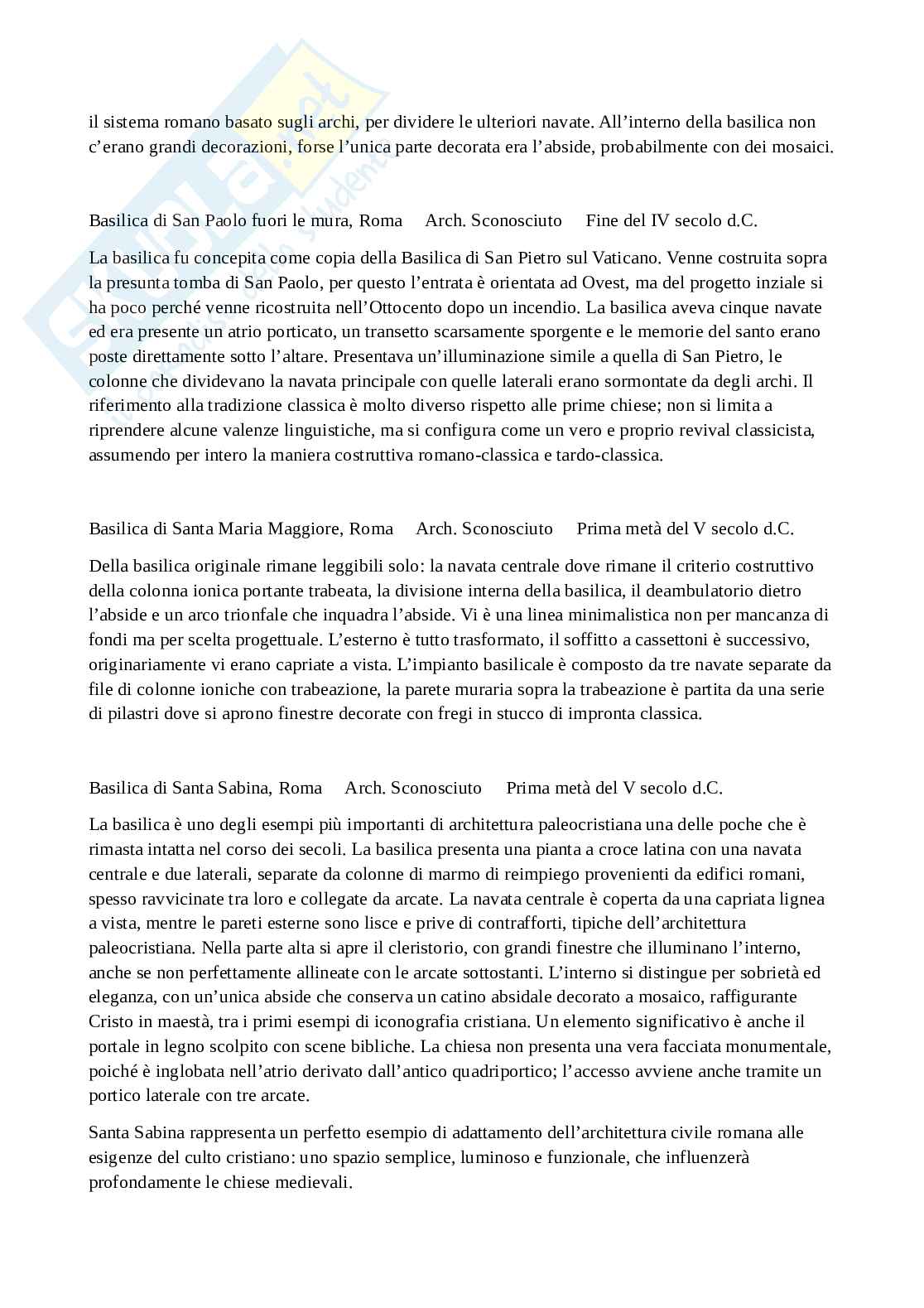Riassunto esame Storia dell'architettura, Prof. Sutera Domenica, libro consigliato Lineamenti di storia dell'architettura, A.A.V.V. Pag. 16
