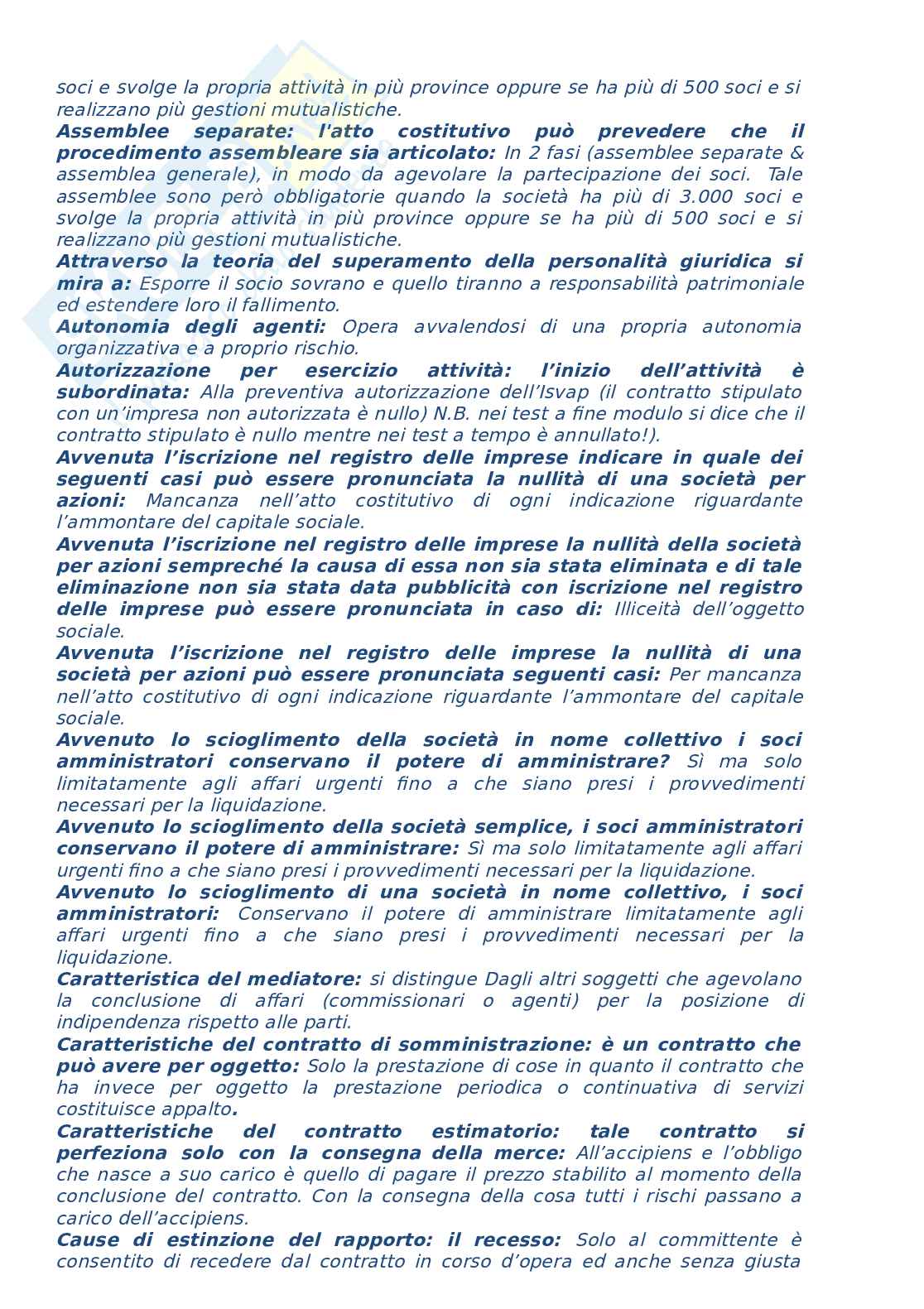 Diritto commerciale  Pag. 11