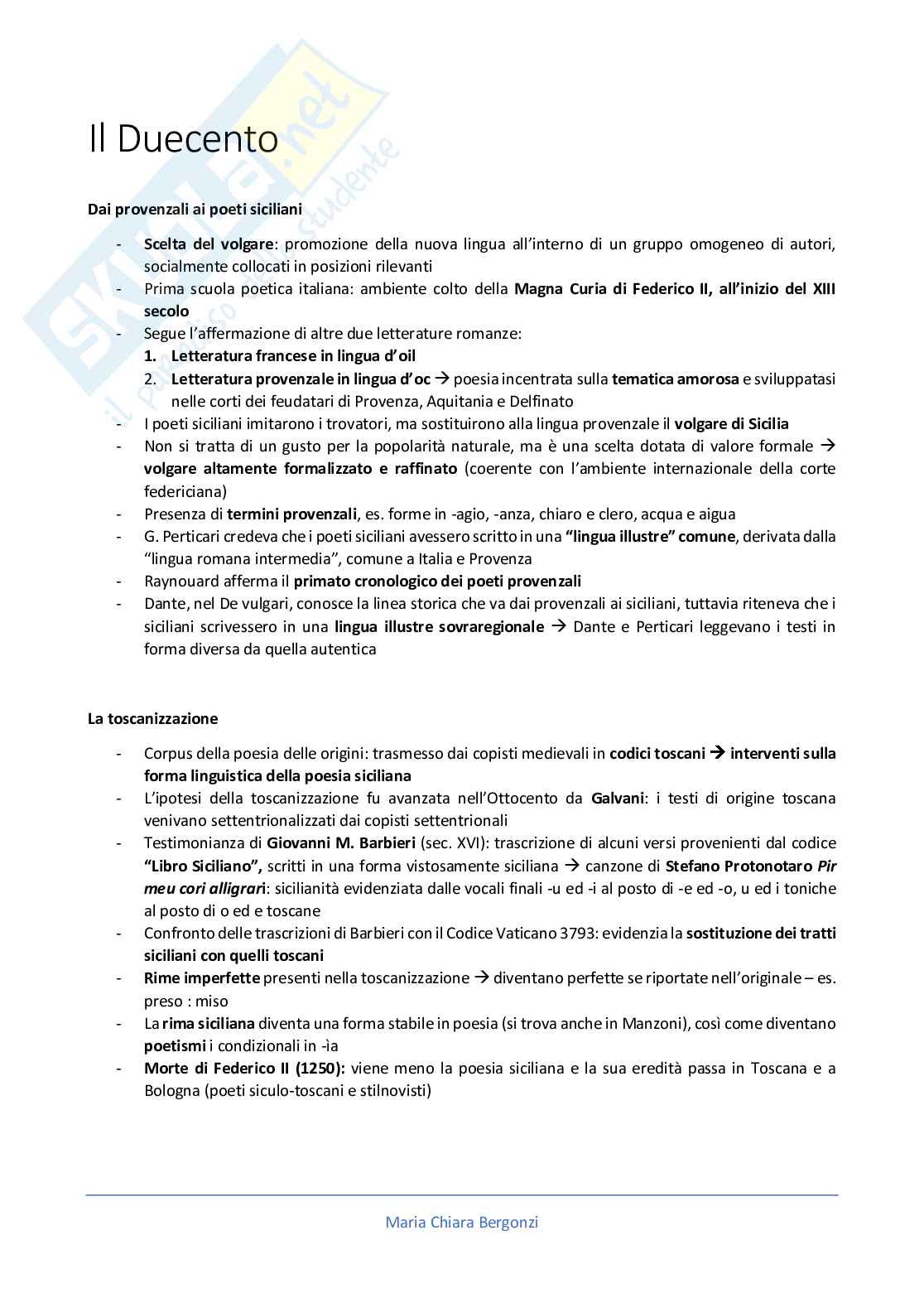 Riassunto esame Linguistica Italiana, prof. Volpi, libro consigliato Marazzini Pag. 26