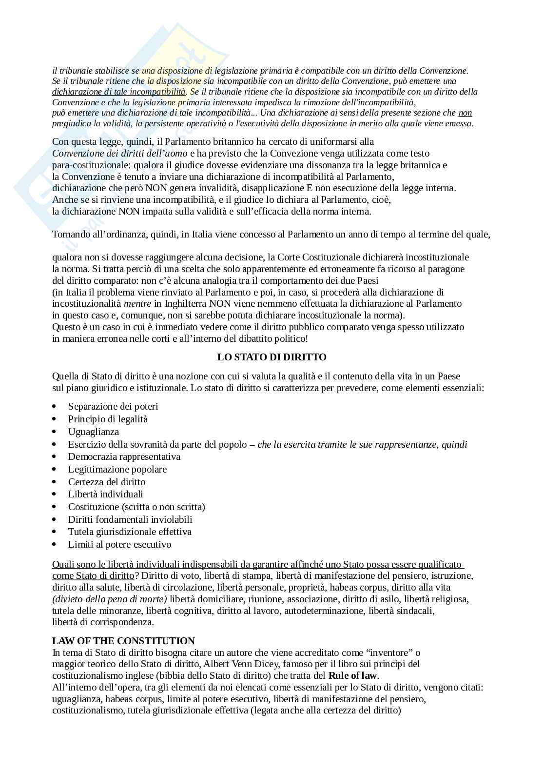 Appunti Diritto pubblico comparato  Pag. 2