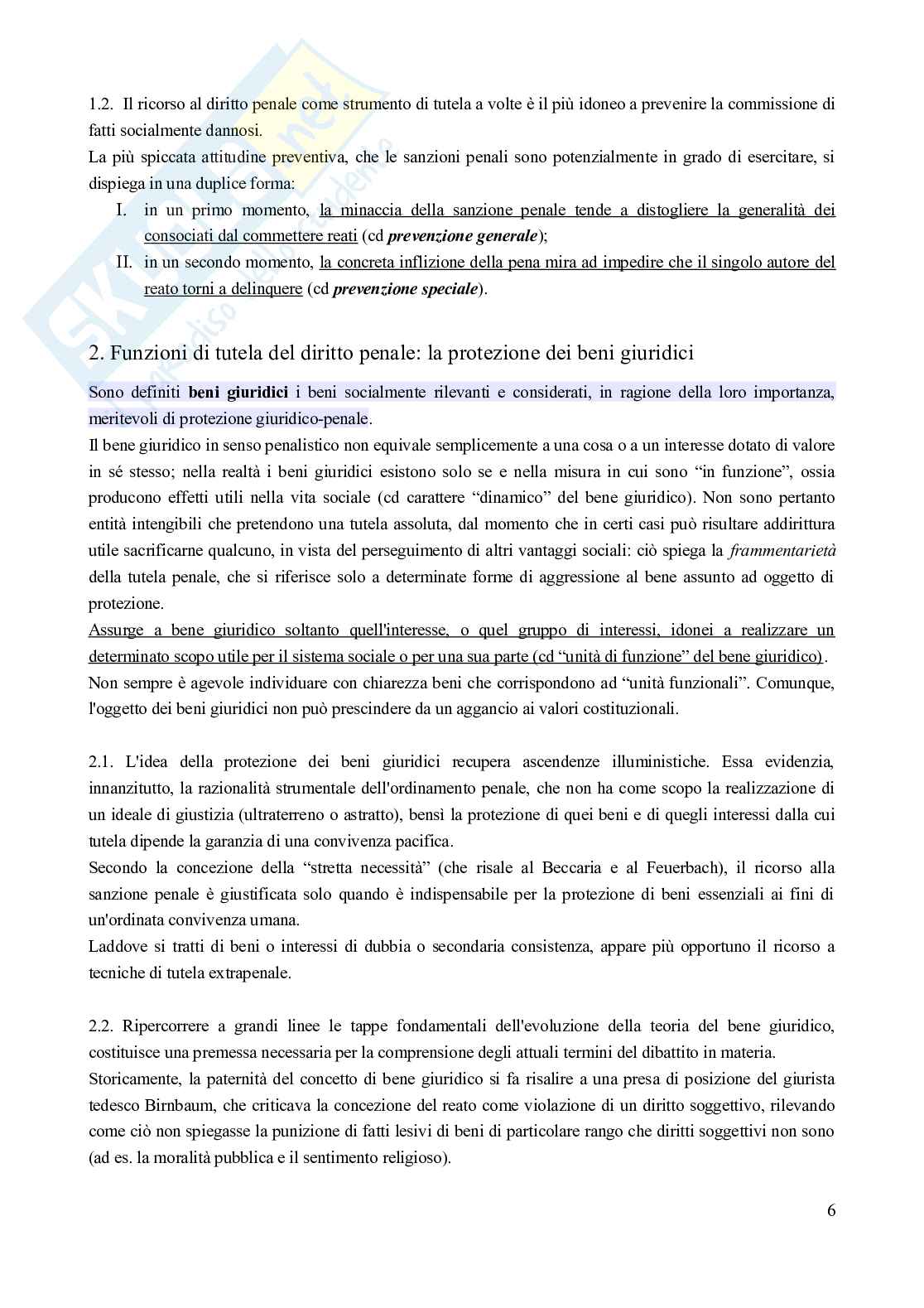 Riassunto esame Diritto penale, Prof. Corti Matteo, libro consigliato Diritto penale - Parte generale (9^ edizione, 2024), Fiandaca, Musco Pag. 6