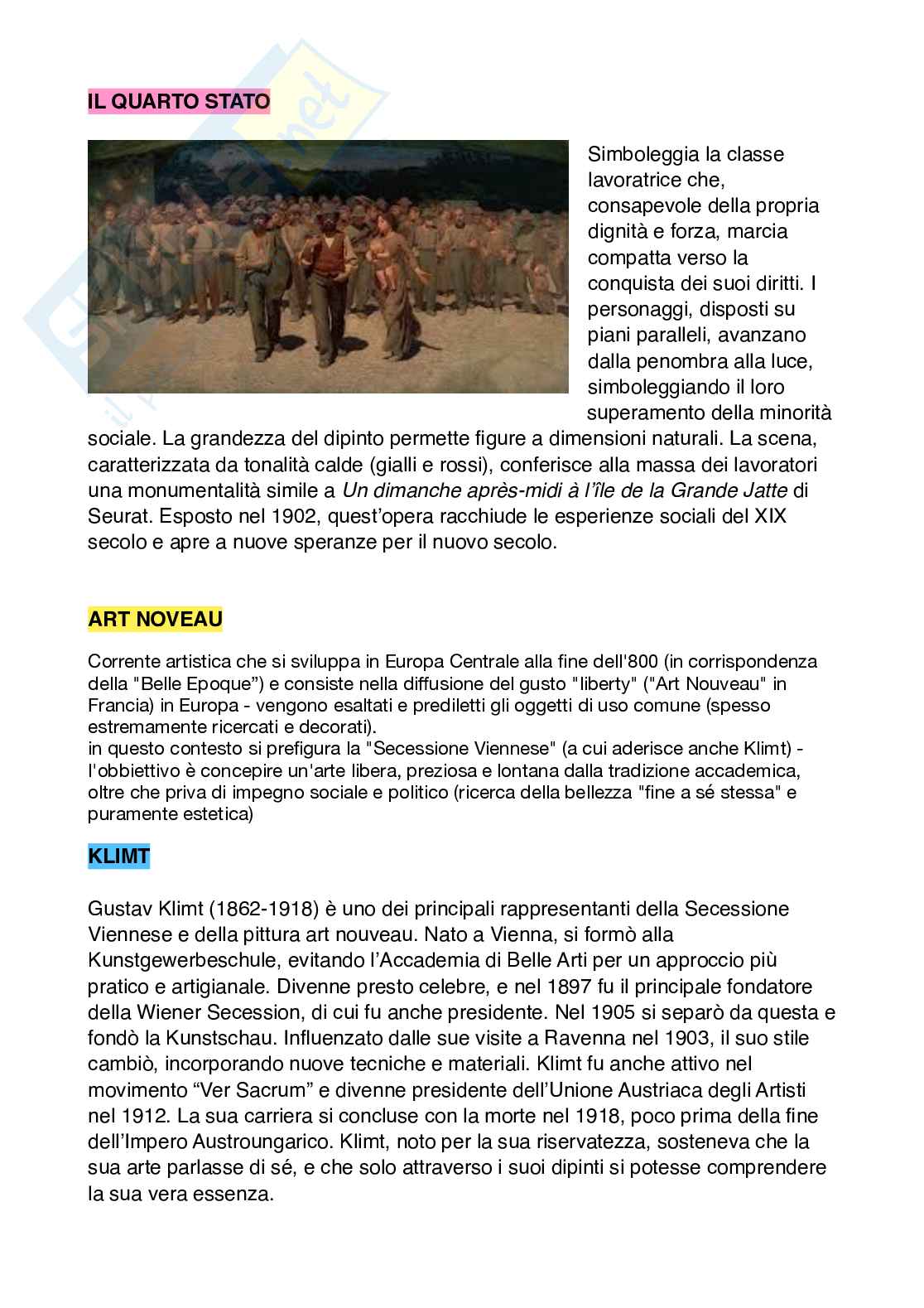 Dal Post-impressionismo al cubismo Pag. 16