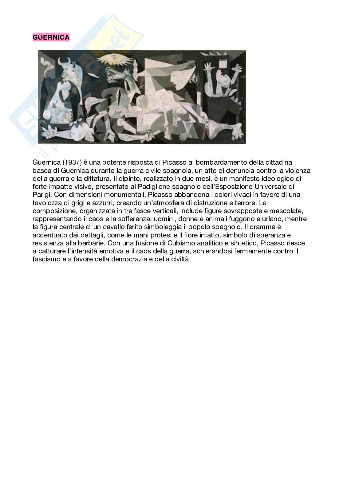 Dal Post-impressionismo al cubismo Pag. 26
