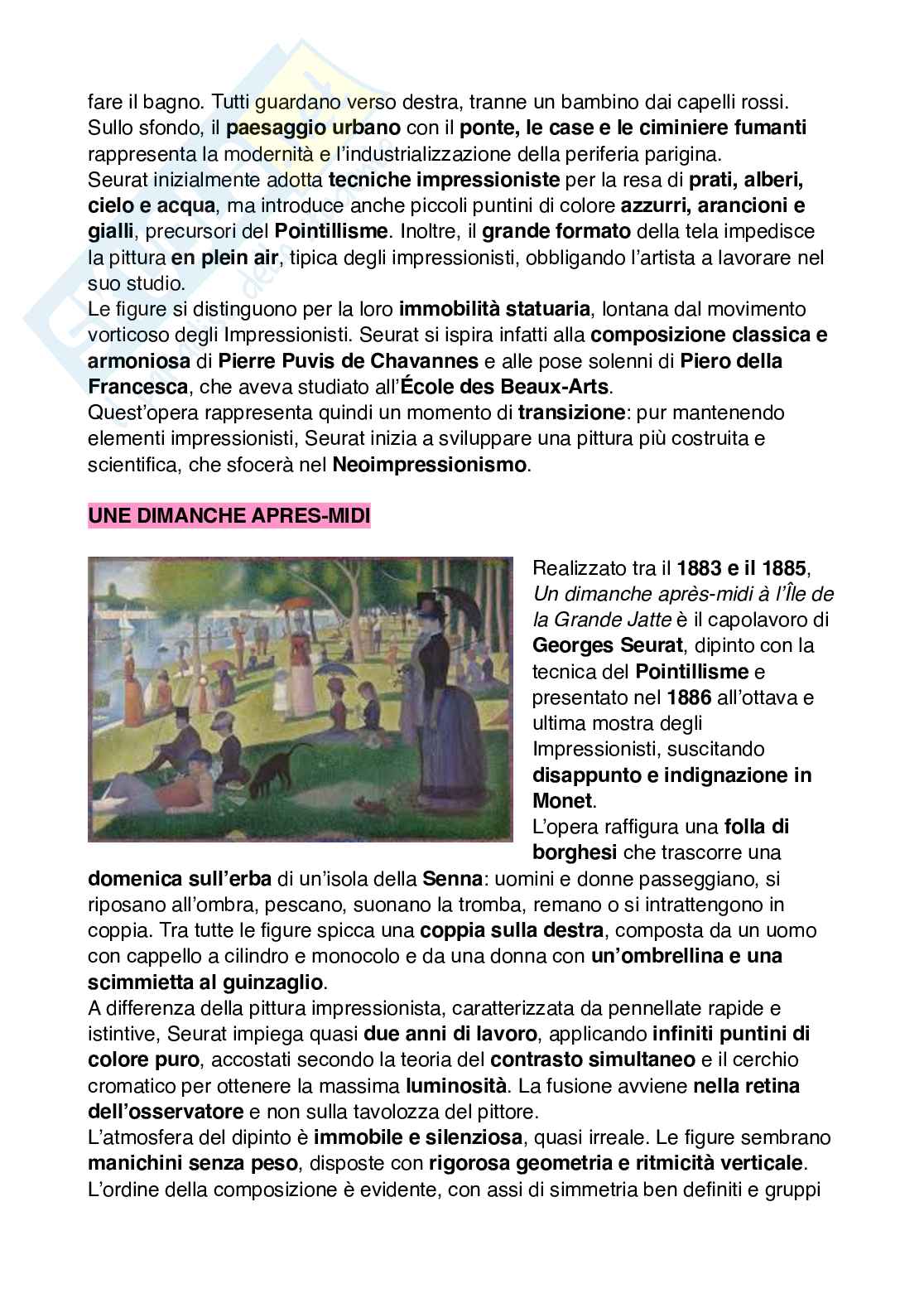 Dal Post-impressionismo al cubismo Pag. 6