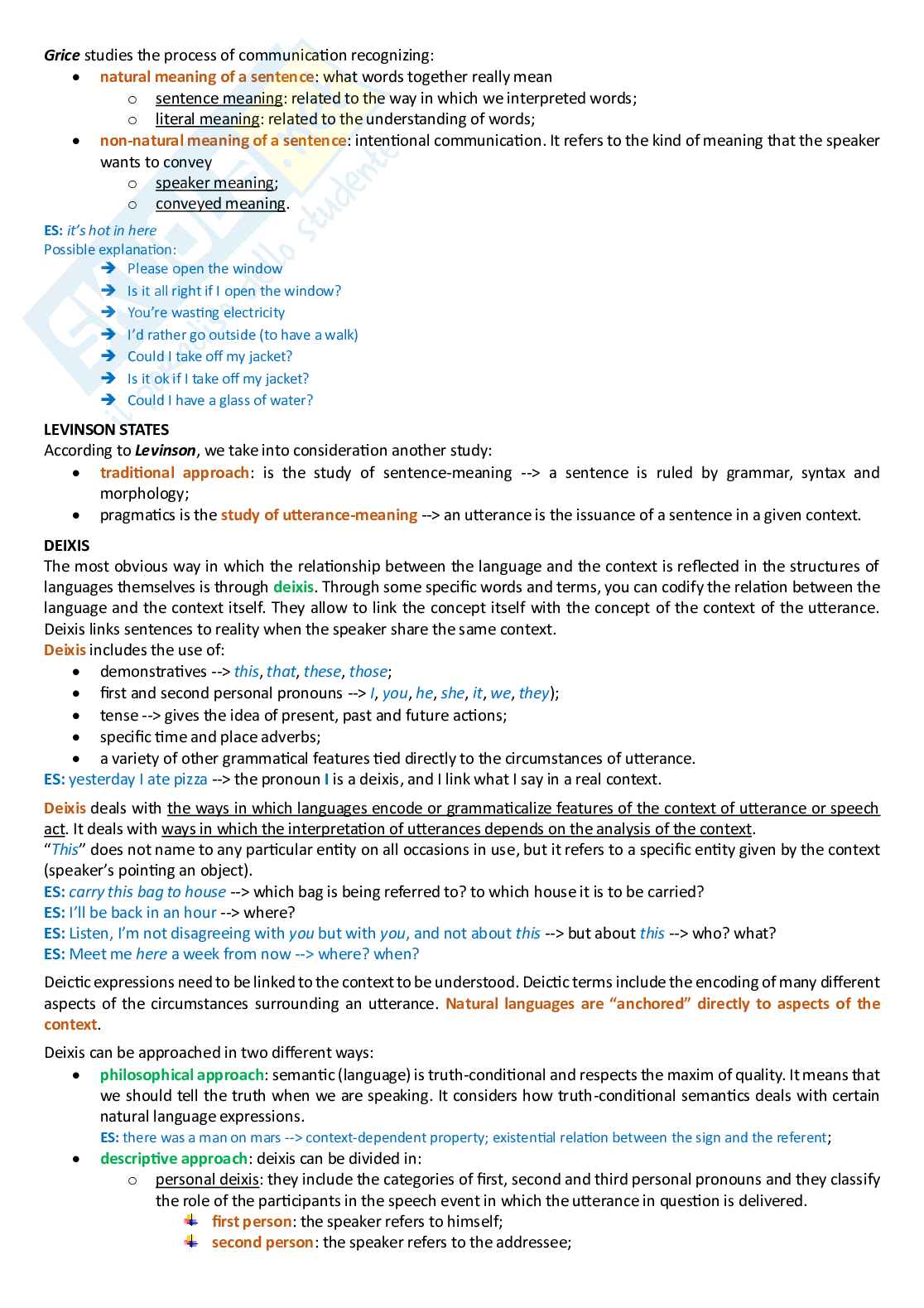 English Linguistics for tourism and commerce Pag. 6