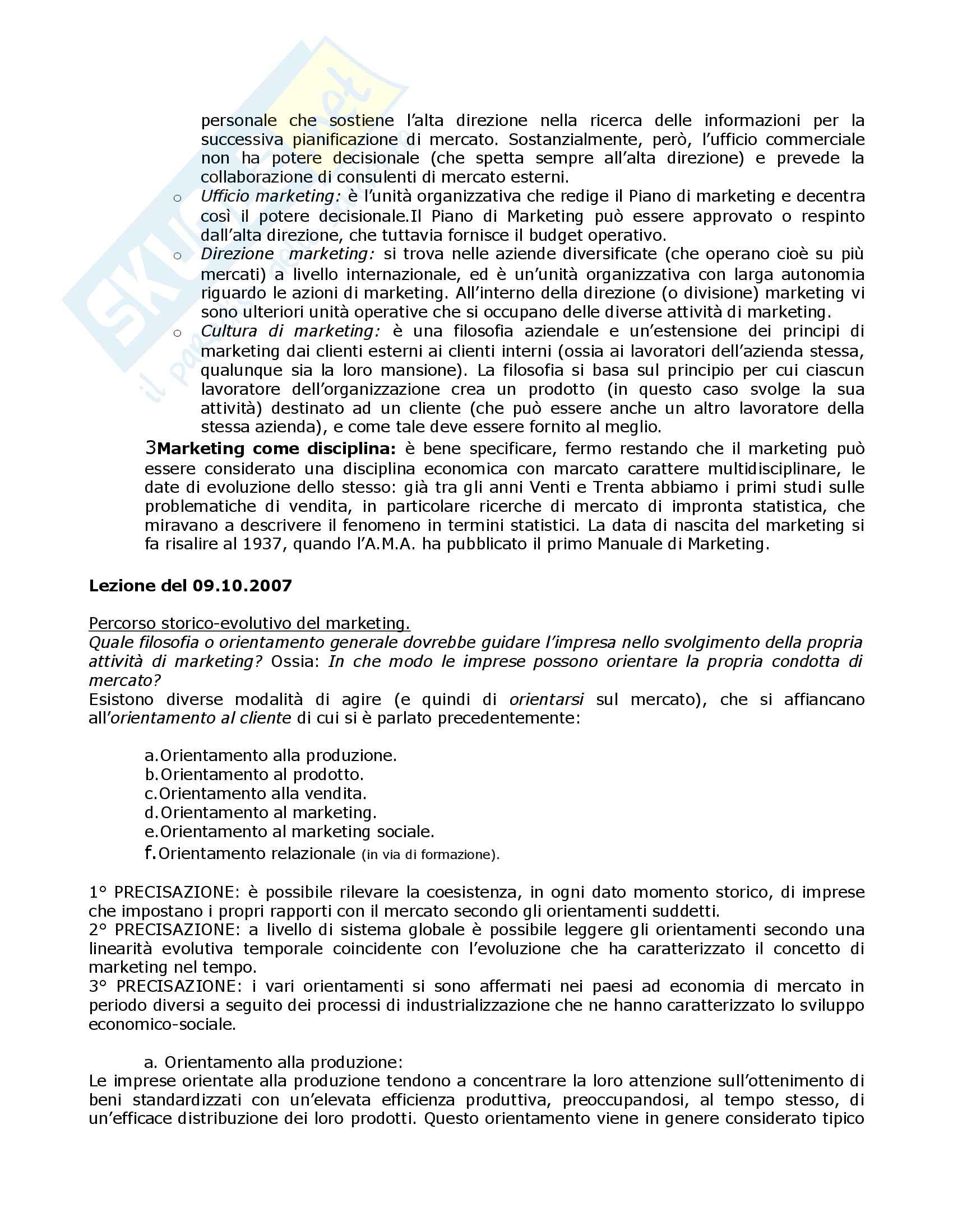Marketing - Appunti Pag. 2