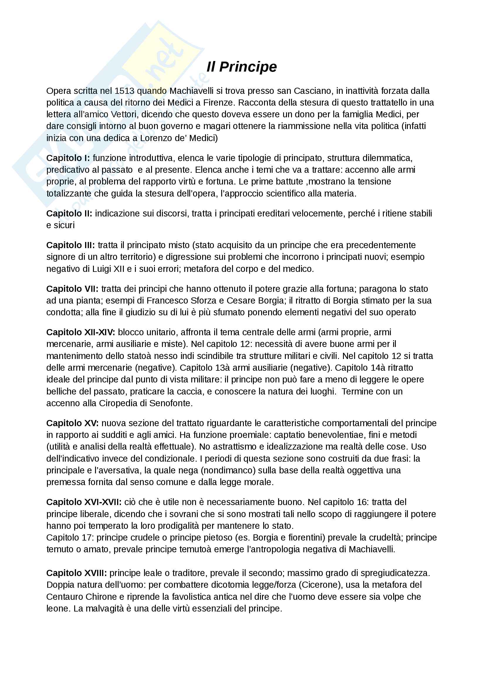 Il Principe di Machiavelli Pag. 1