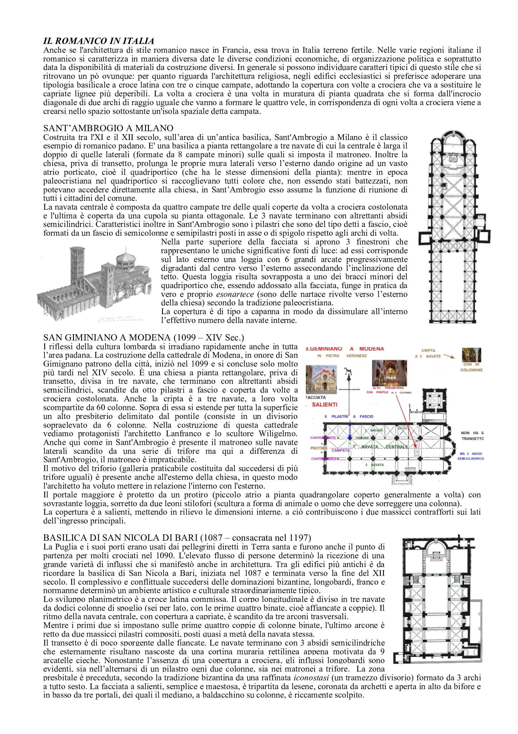 Riassunto esame Storia dell'architettura, prof. Moschini Pag. 26