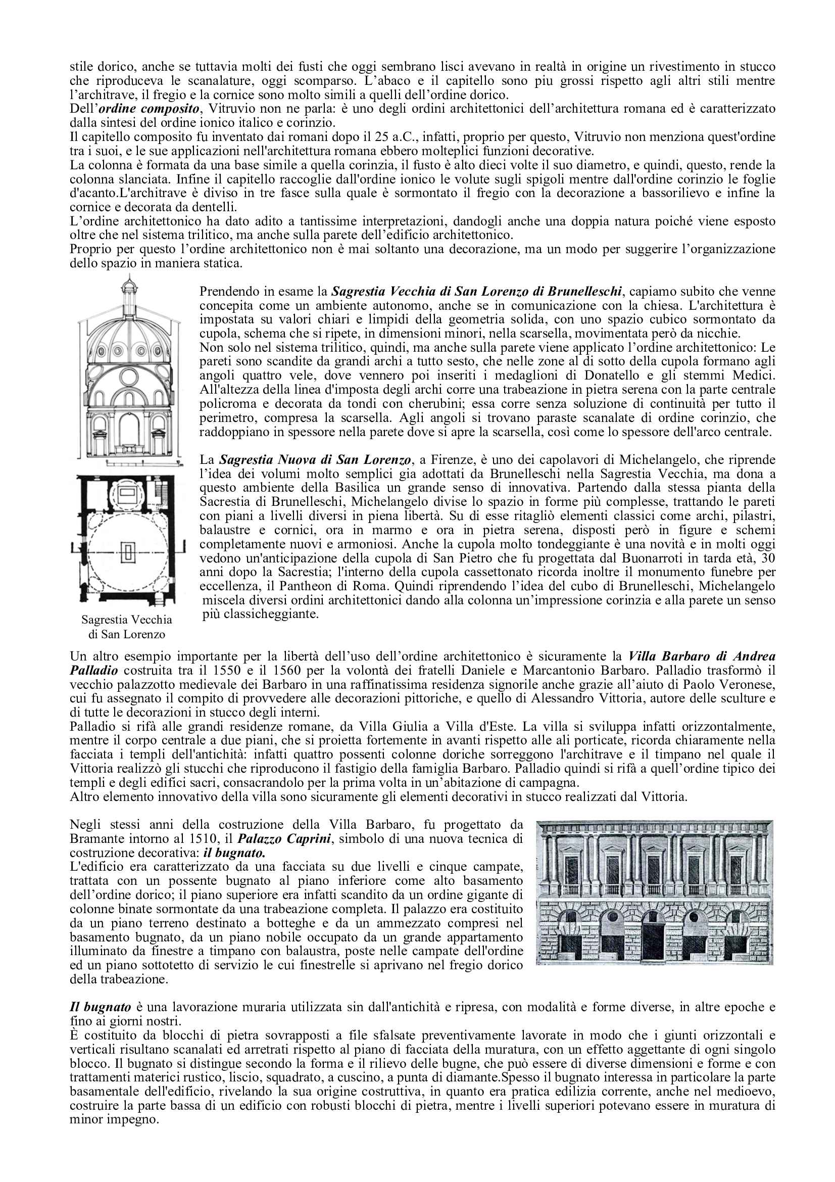Riassunto esame Storia dell'architettura, prof. Moschini Pag. 6