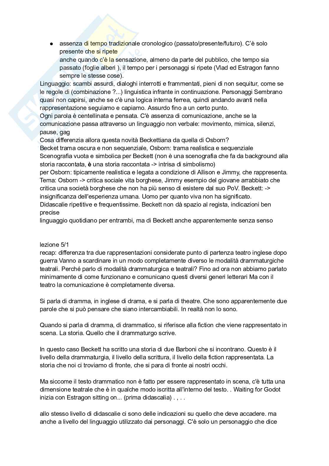 Letteratura Inglese I, parte Cioni Pag. 16