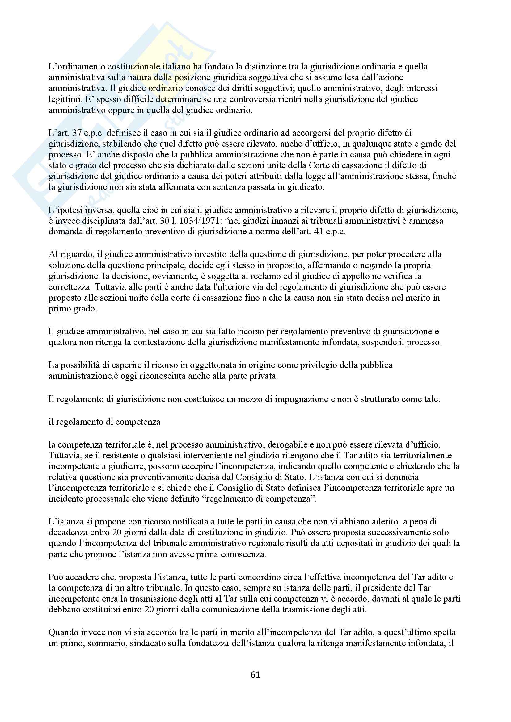 Diritto amministrativo -  Diritto processuale amministrativo, Sandulli A. Pag. 61