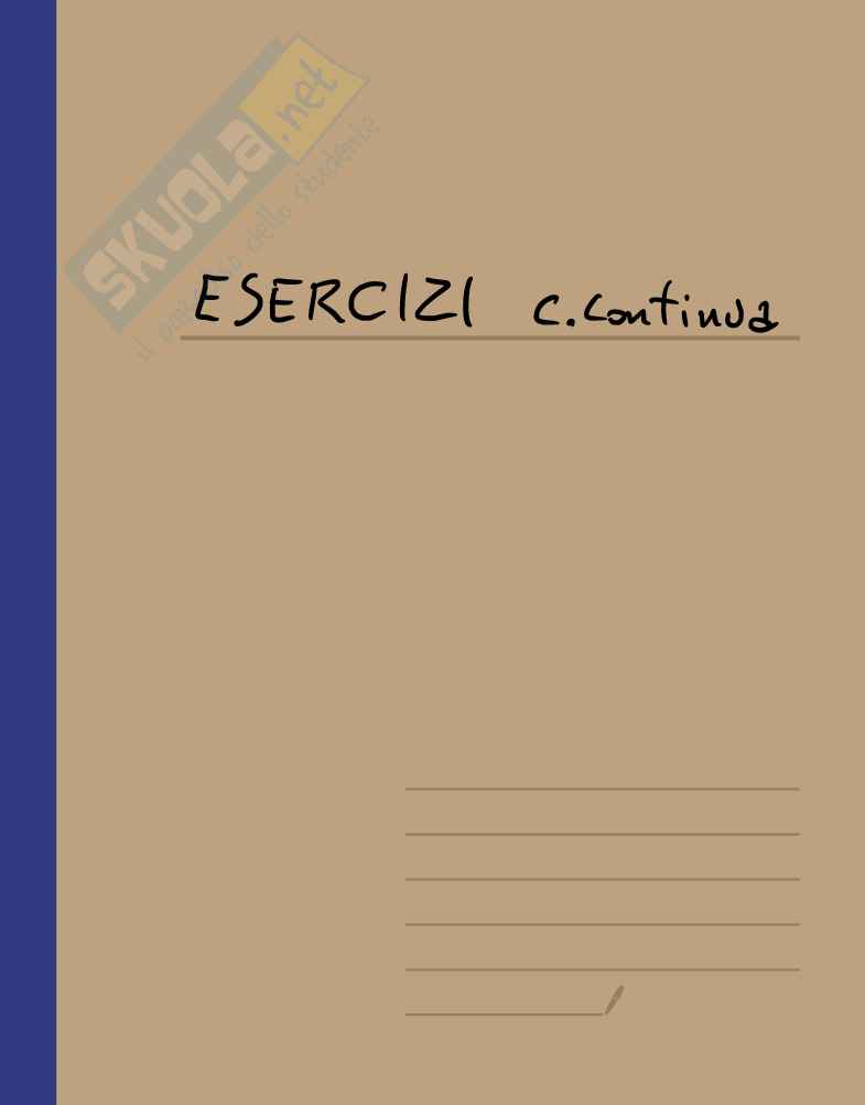 Esercizi in cc per l'esame di Elettrotecnica e macchine elettriche Pag. 1