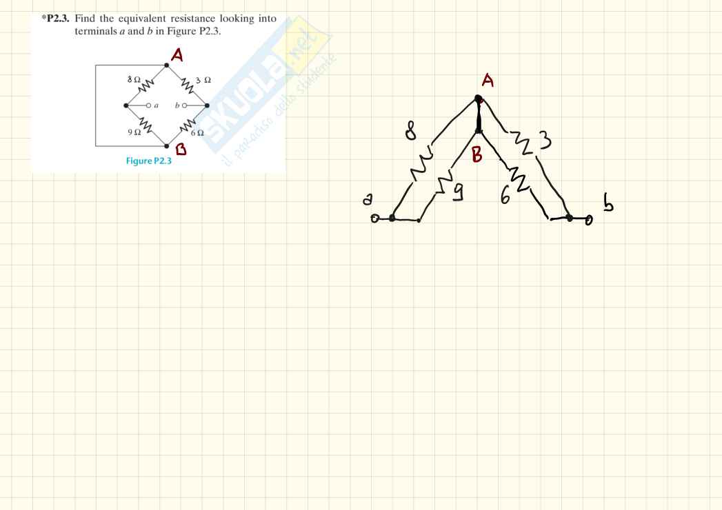 Esercizi in cc per l'esame di Elettrotecnica e macchine elettriche Pag. 6