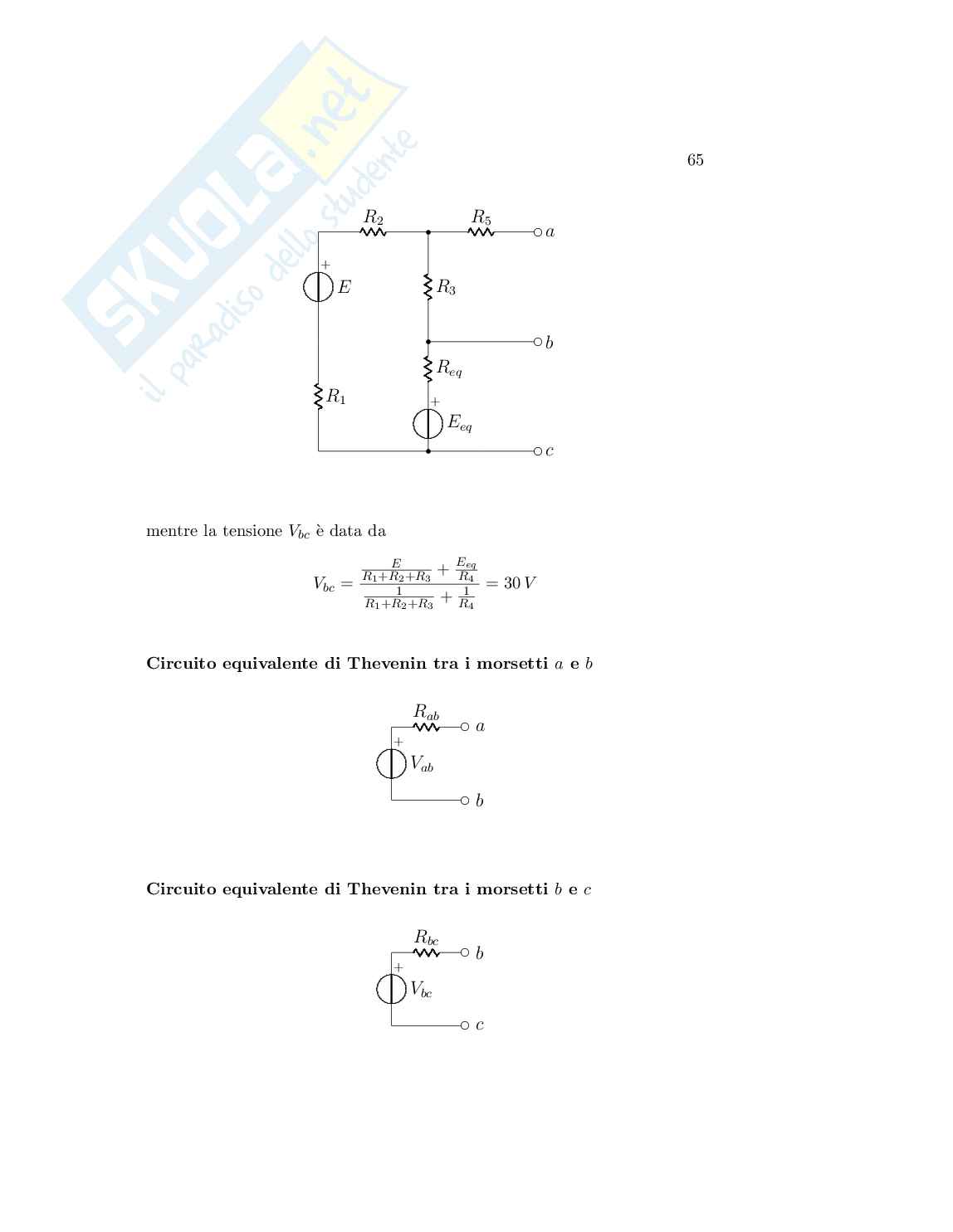 Esercizi in cc per l'esame di Elettrotecnica e macchine elettriche Pag. 81