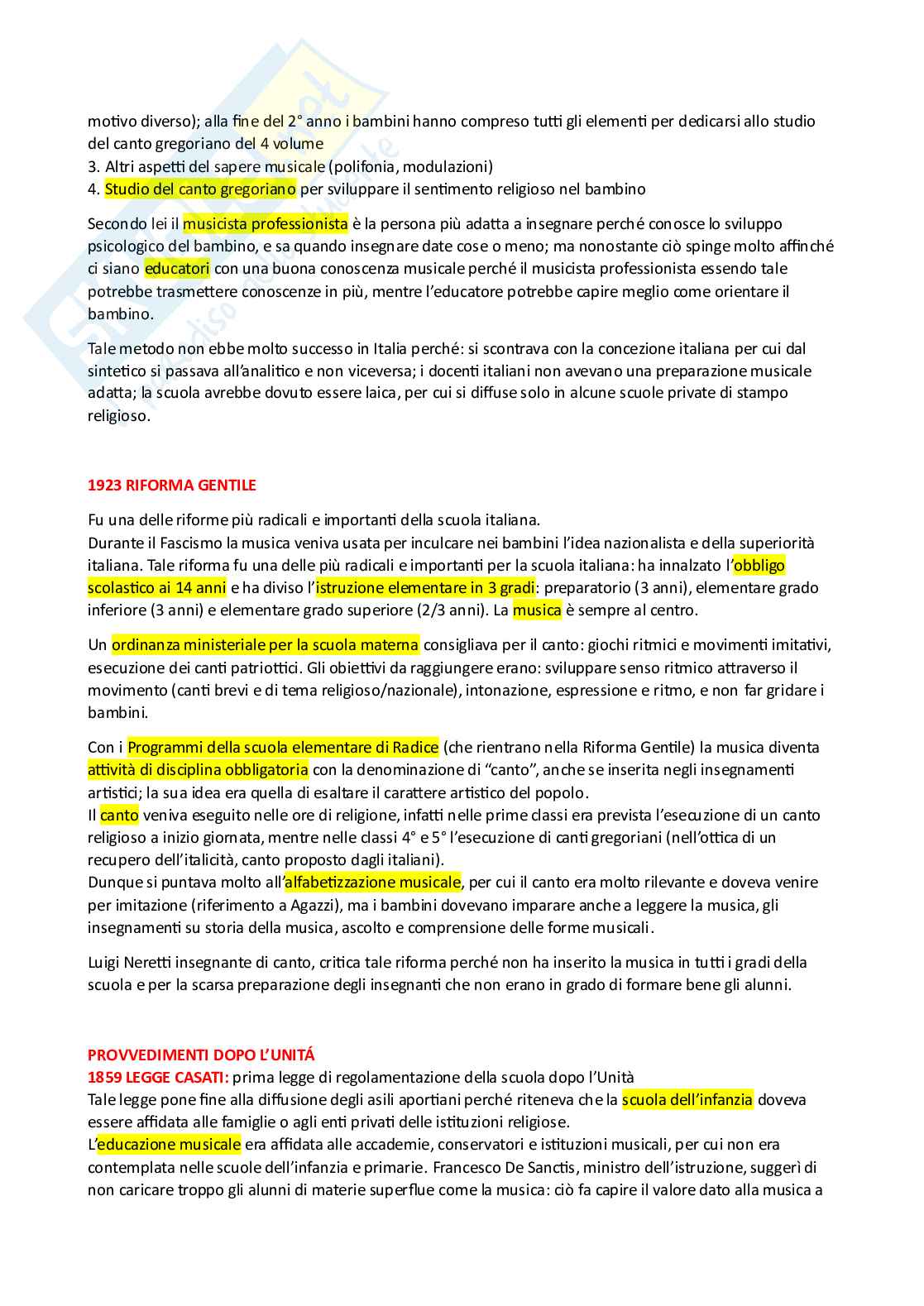 Musicologia e storia della musica (B024365) | Appunti completi e saggi | SFP Notes Vol. 06 Pag. 11