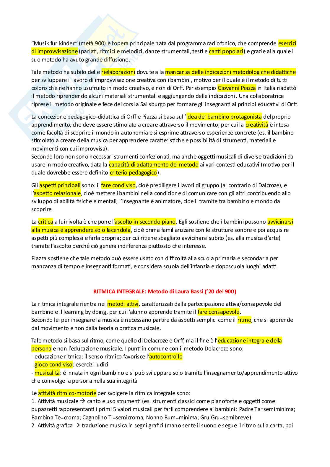 Musicologia e storia della musica (B024365) | Appunti completi e saggi | SFP Notes Vol. 06 Pag. 6