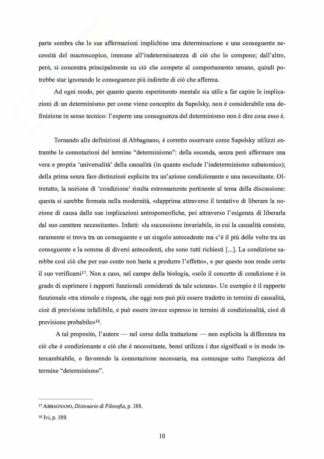 Robert Sapolsky e il problema del libero arbitrio Pag. 11