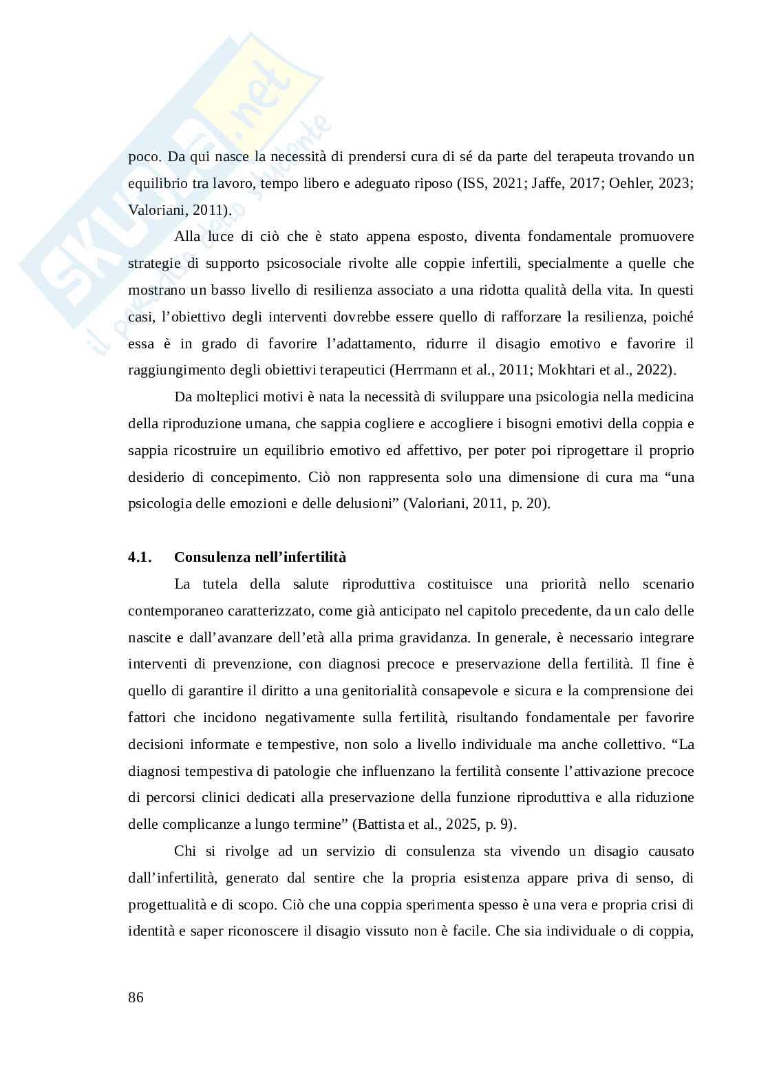 Infertilità di coppia e impatto sulla sessualità: ridefinizione del progetto di vita coniugale Pag. 86